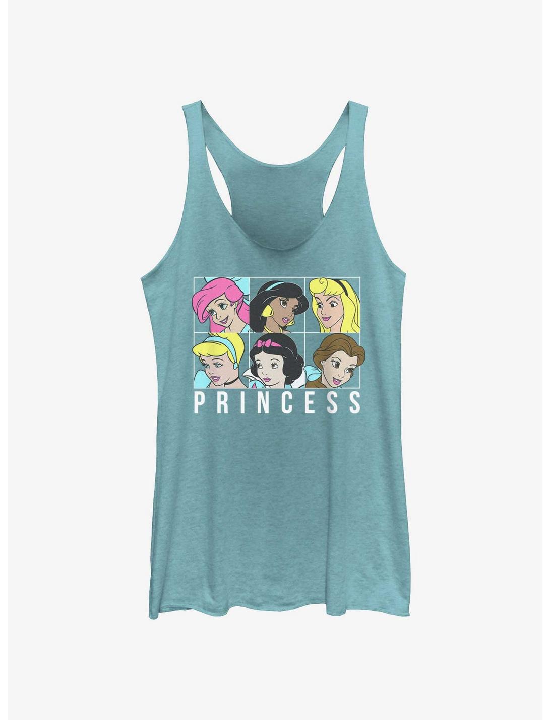 Disney Princesses Princess Grid Girls Tank, TAHI BLUE, hi-res