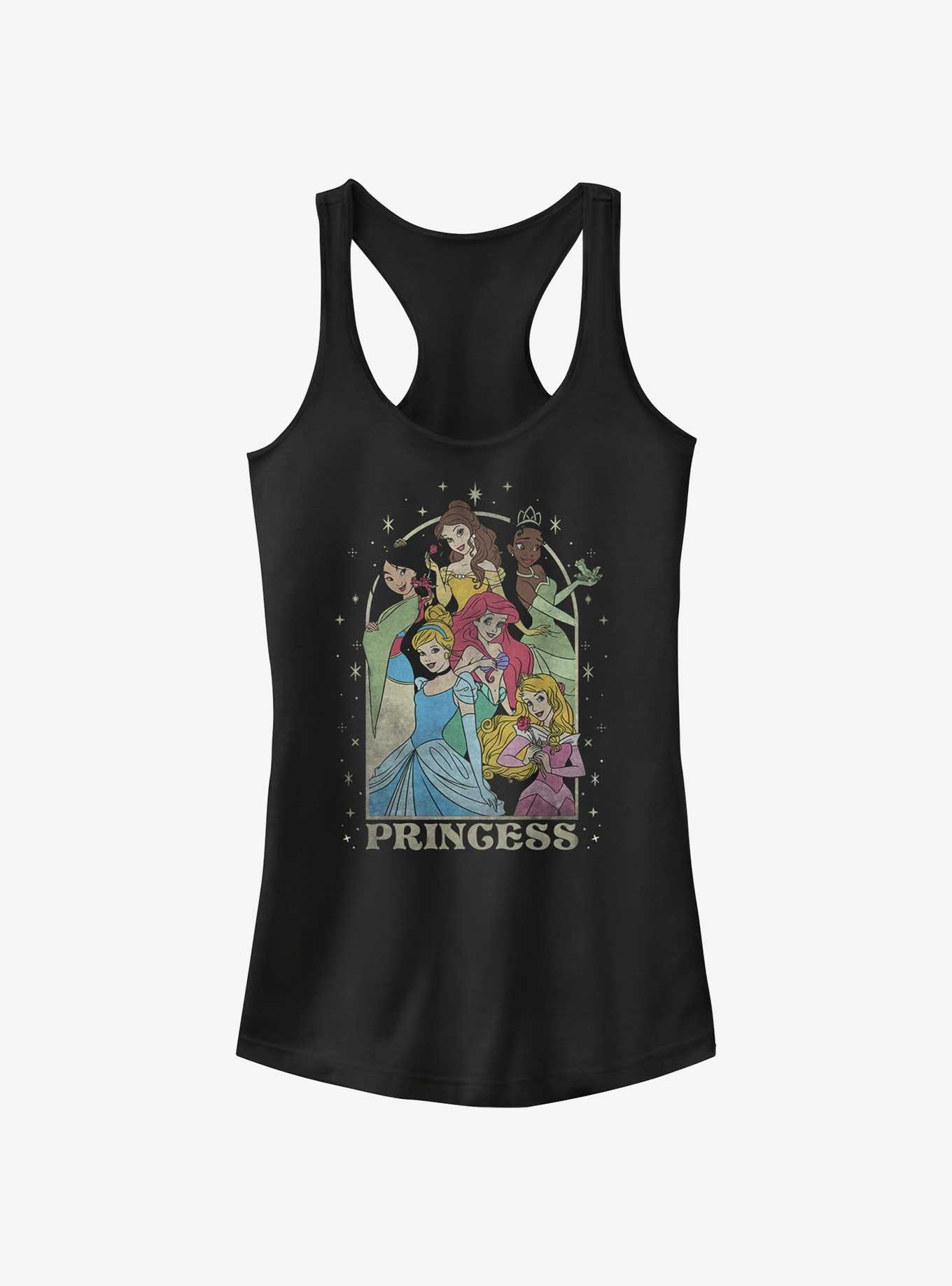 Disney Princesses Princess Arch Girls Tank, BLACK, hi-res