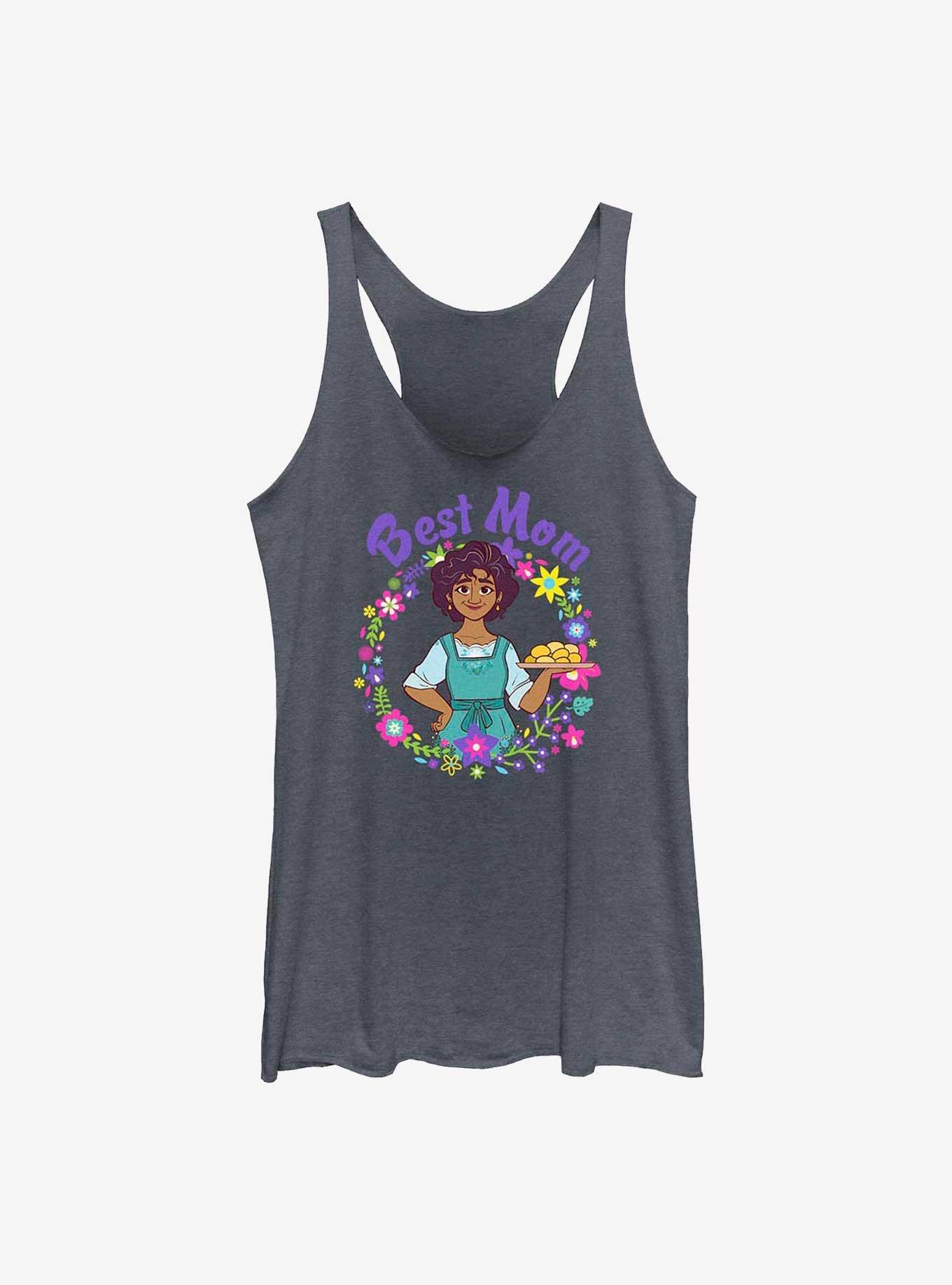 Disney Pixar Encanto Best Mom Girls Tank, NAVY HTR, hi-res