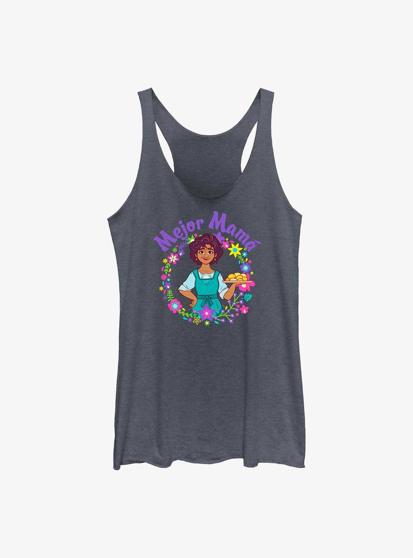 Disney Pixar Encanto Mejor Mama Girls Tank, NAVY HTR, hi-res