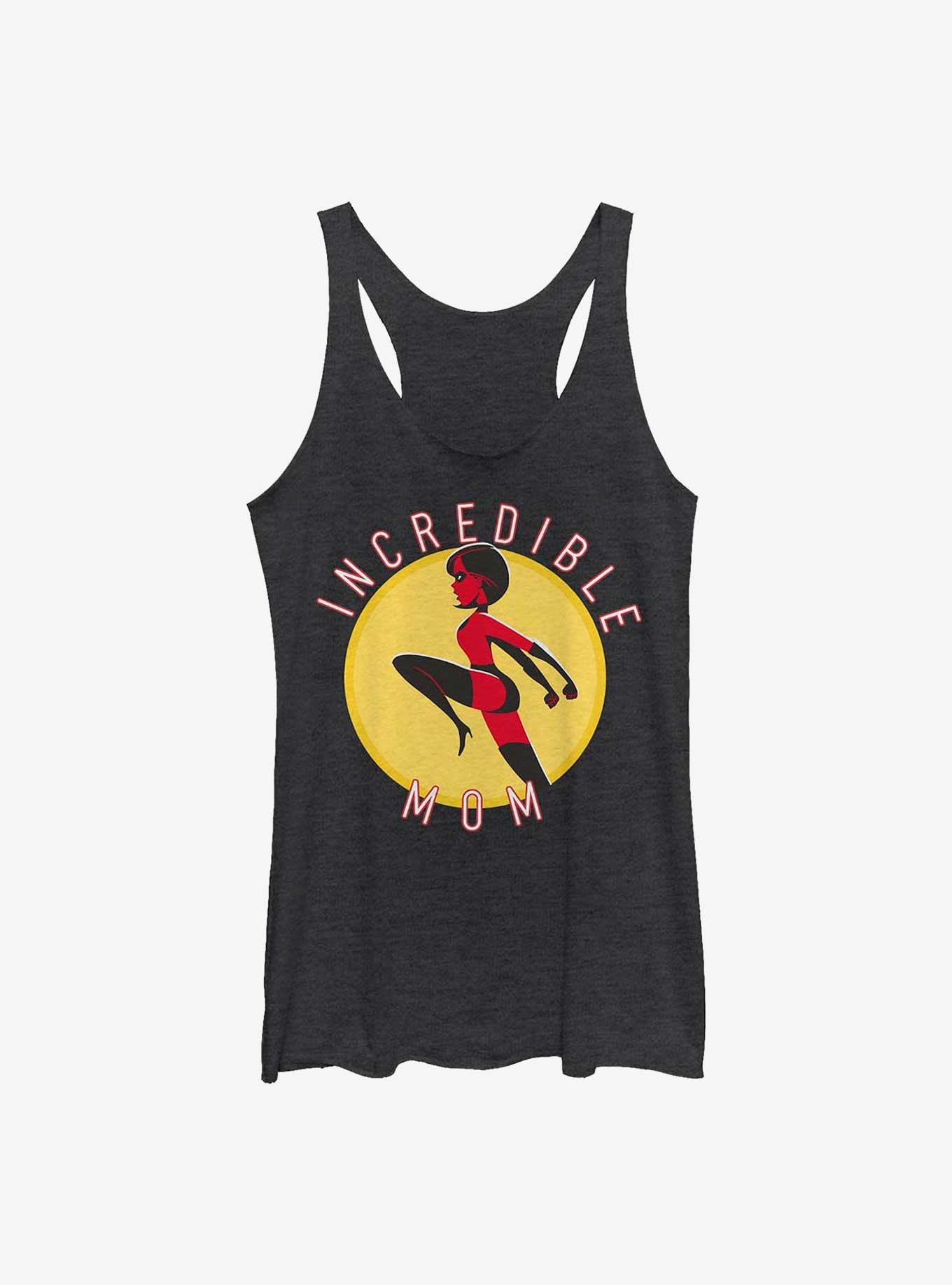 Disney Pixar The Incredibles Incredible Mom Girls Tank, BLK HTR, hi-res