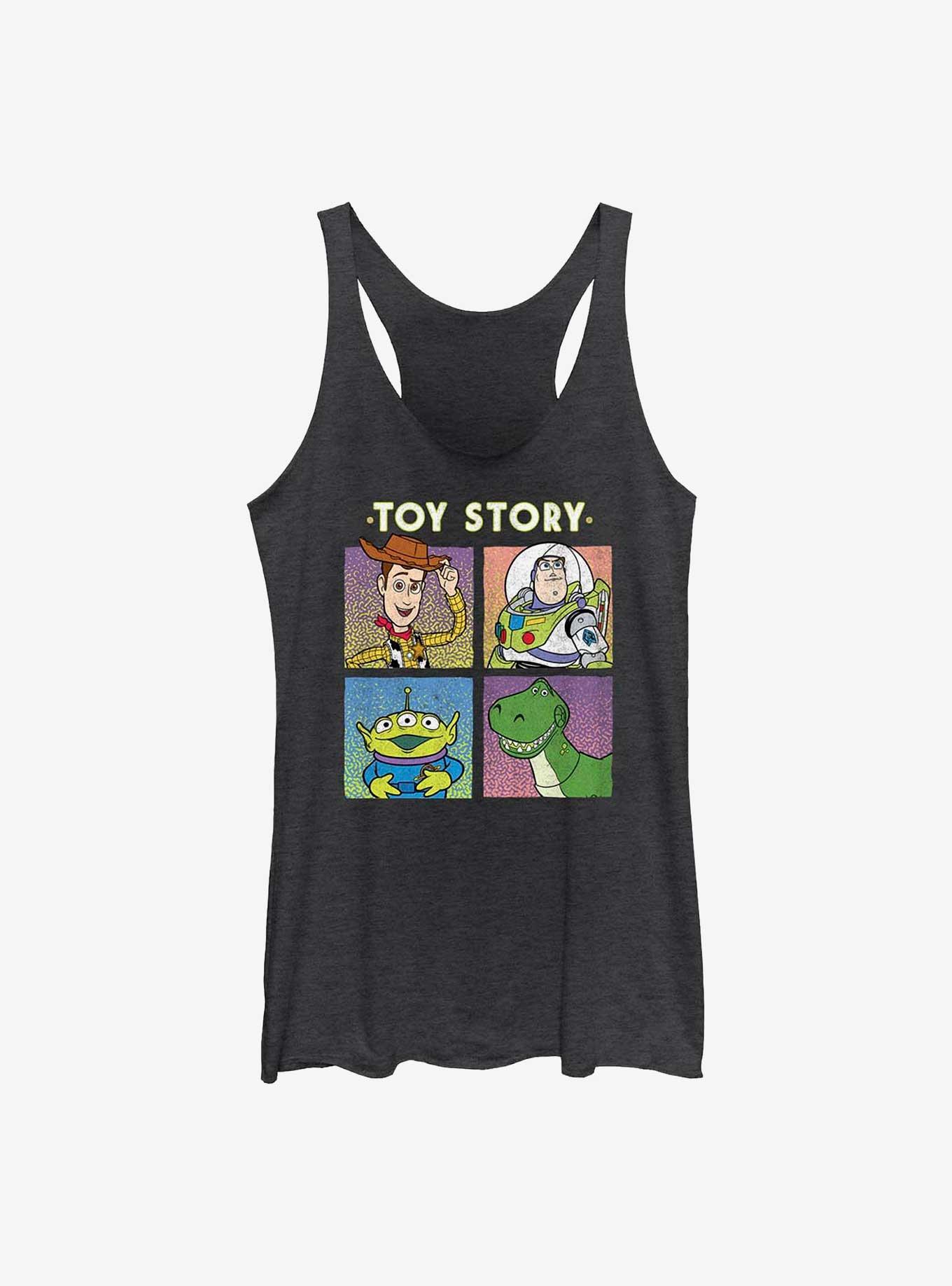 Disney Pixar Toy Story Woody Buzz Rex and Alien Girls Tank, , hi-res