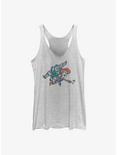 Disney Pixar Toy Story Come Fly With Me Girls Tank, WHITE HTR, hi-res
