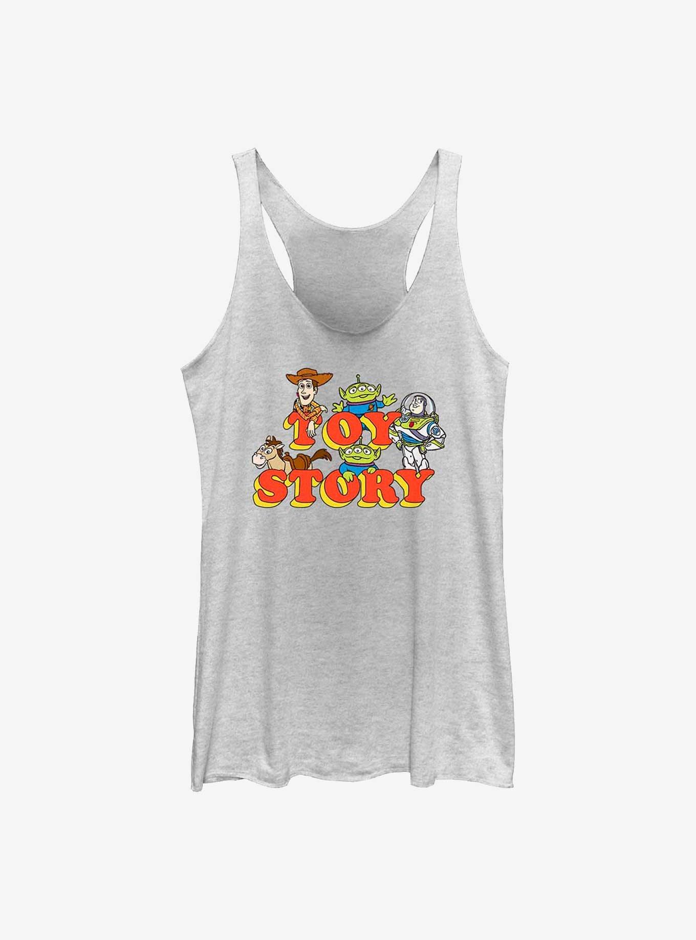 Disney Pixar Toy Story Toy Stack Girls Tank, WHITE HTR, hi-res