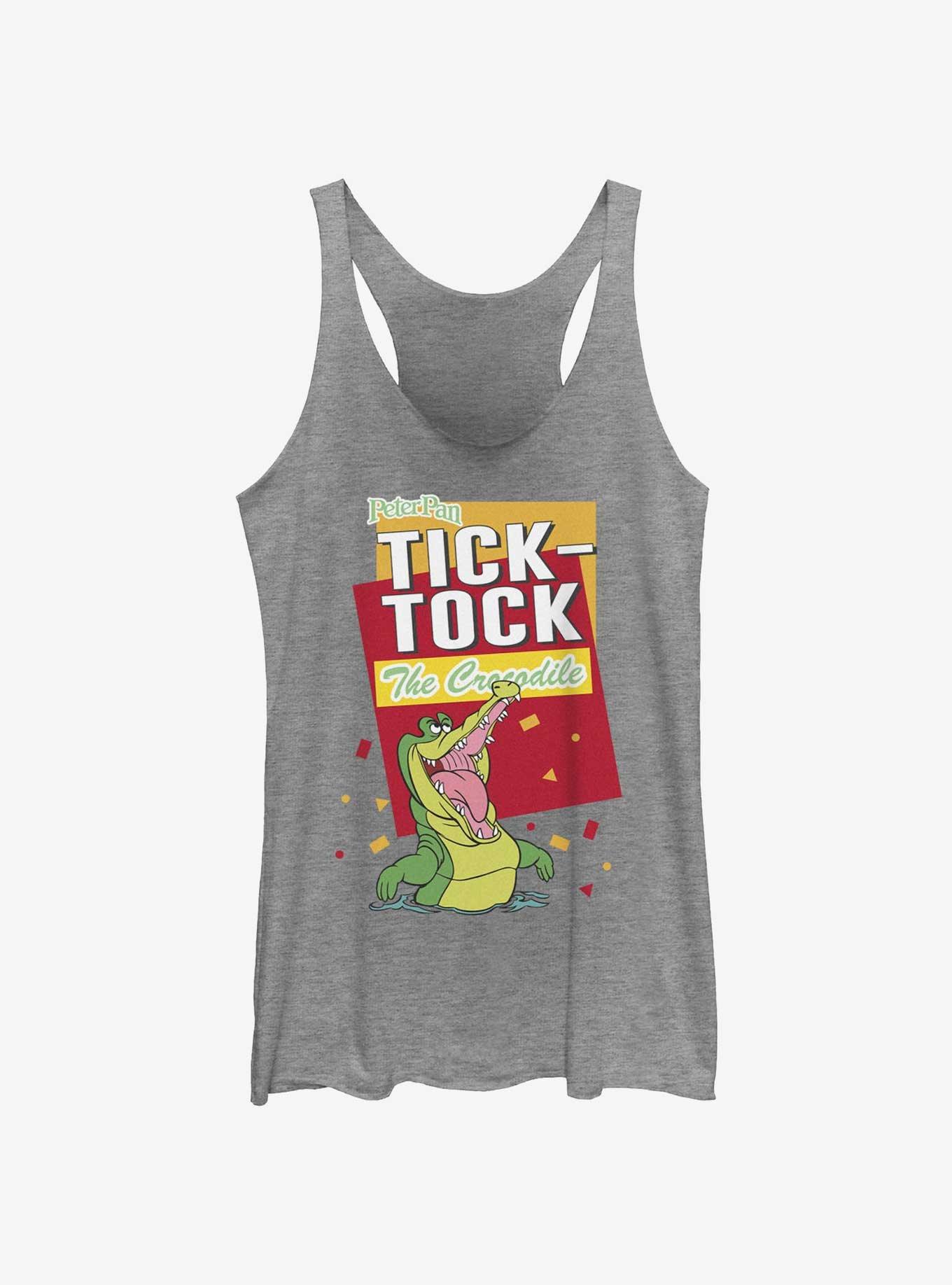 Disney Tinker Bell Tick Tock The Crocodile Girls Tank, GRAY HTR, hi-res