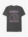 Disney Beauty and the Beast Happily Ever After Belle and Adam T-Shirt, CHAR HTR, hi-res