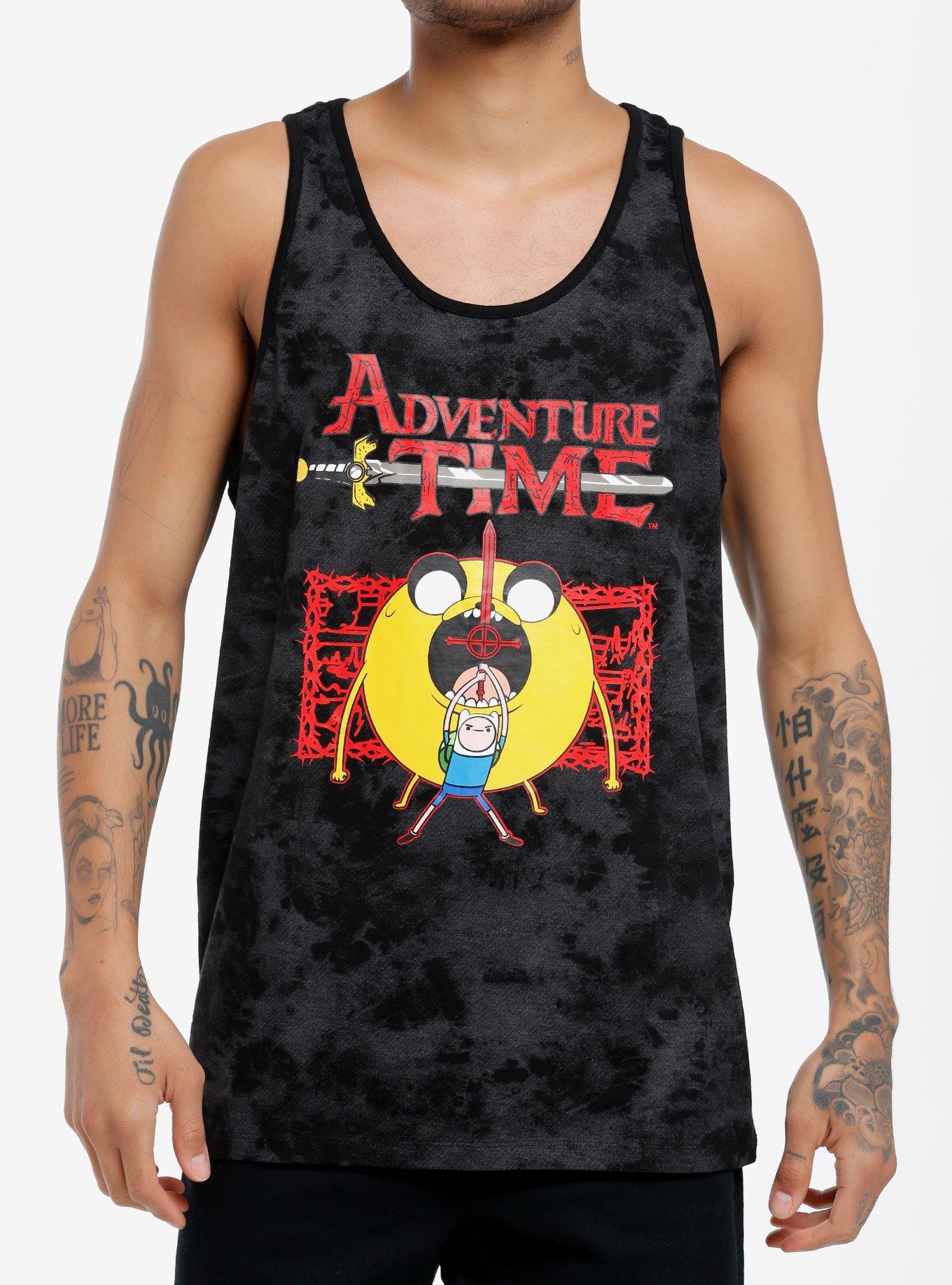 Adventure Time Duo Dark Wash Tank Top, , hi-res