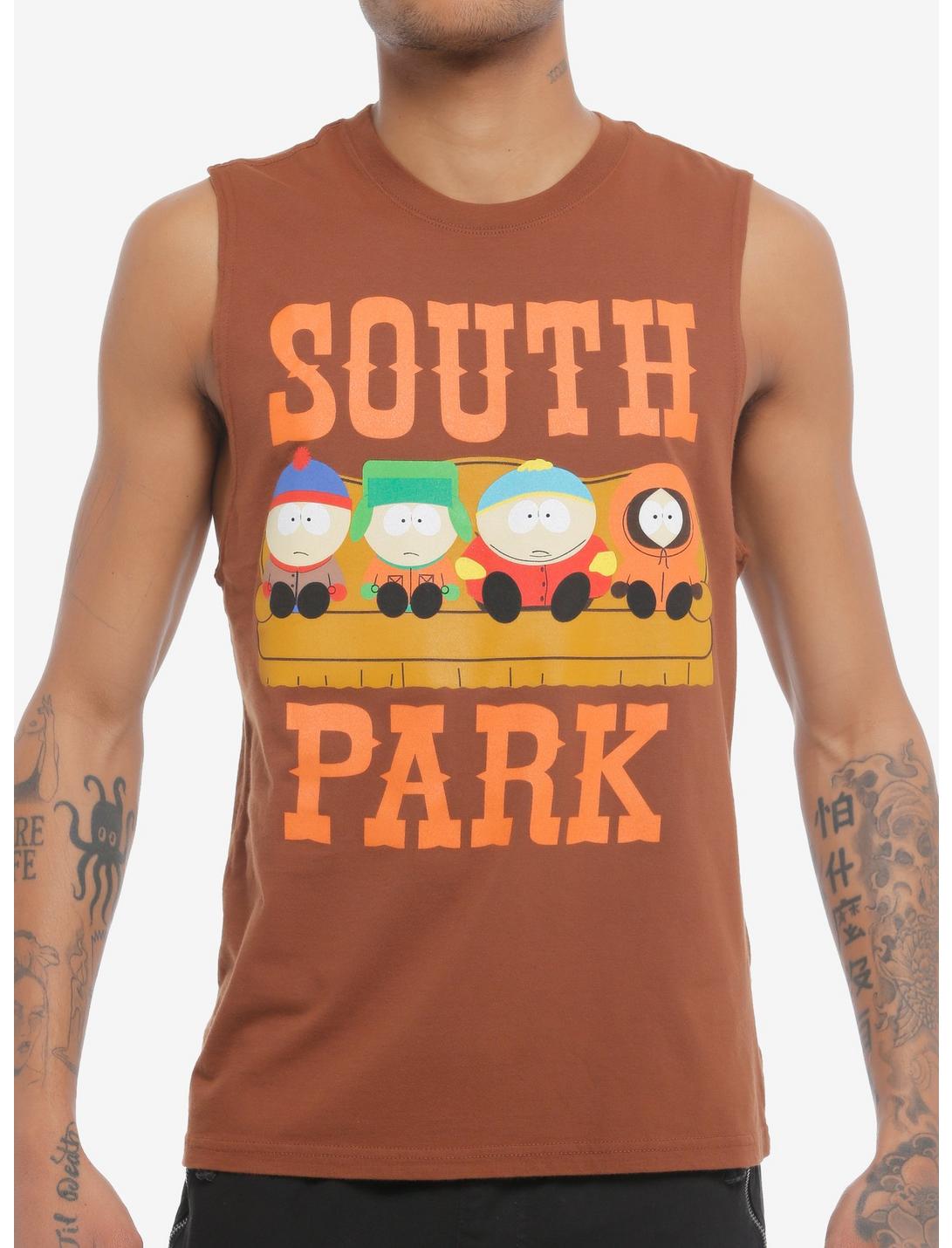 South Park Group Muscle Tank Top, BLACK, hi-res