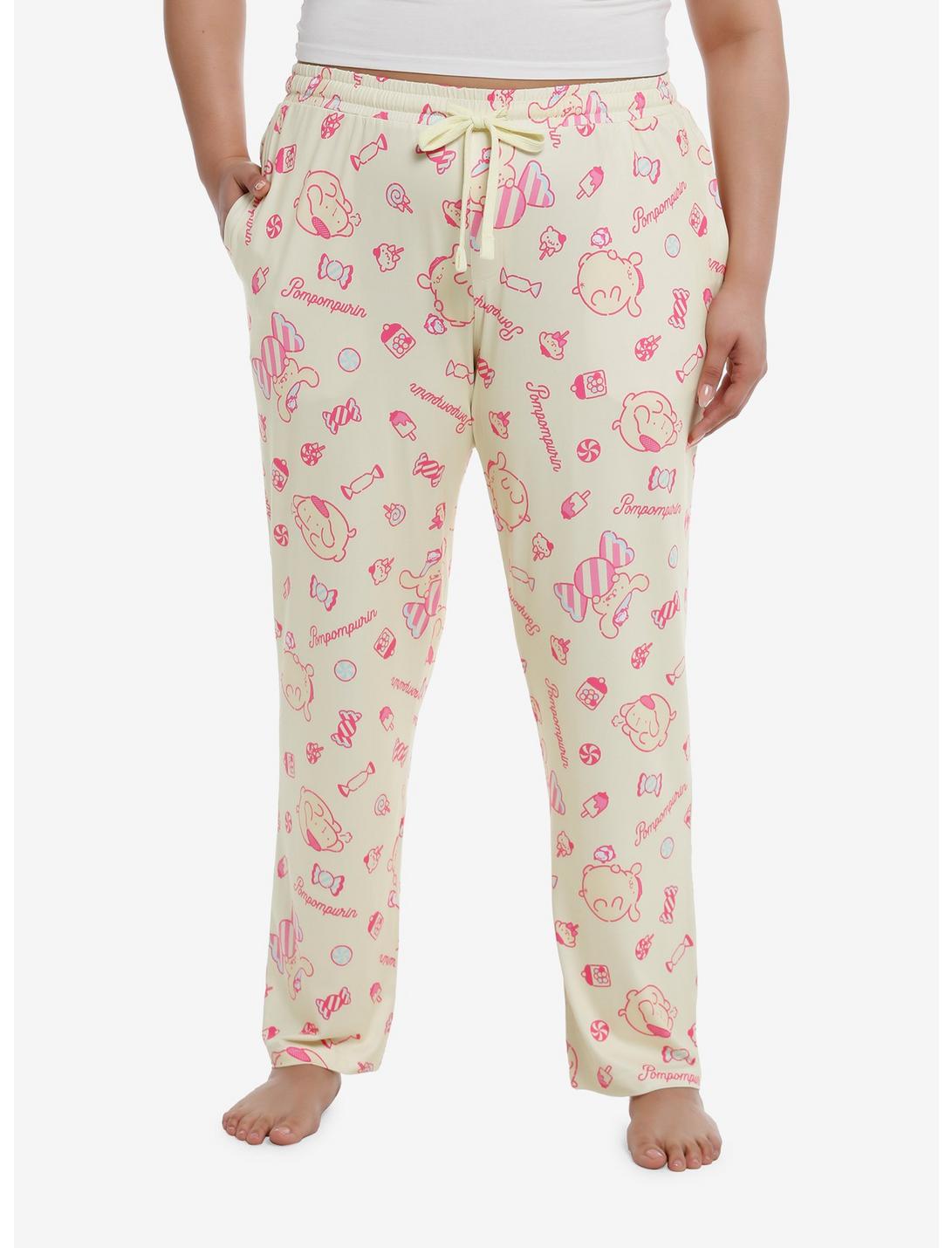 Pompompurin Sweets Girls Pajama Pants Plus Size, MULTI, hi-res