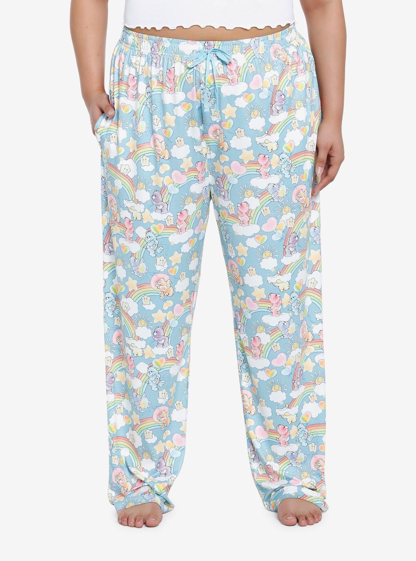 Care Bears Rainbows Girls Pajama Pants Plus Size, MULTI, hi-res