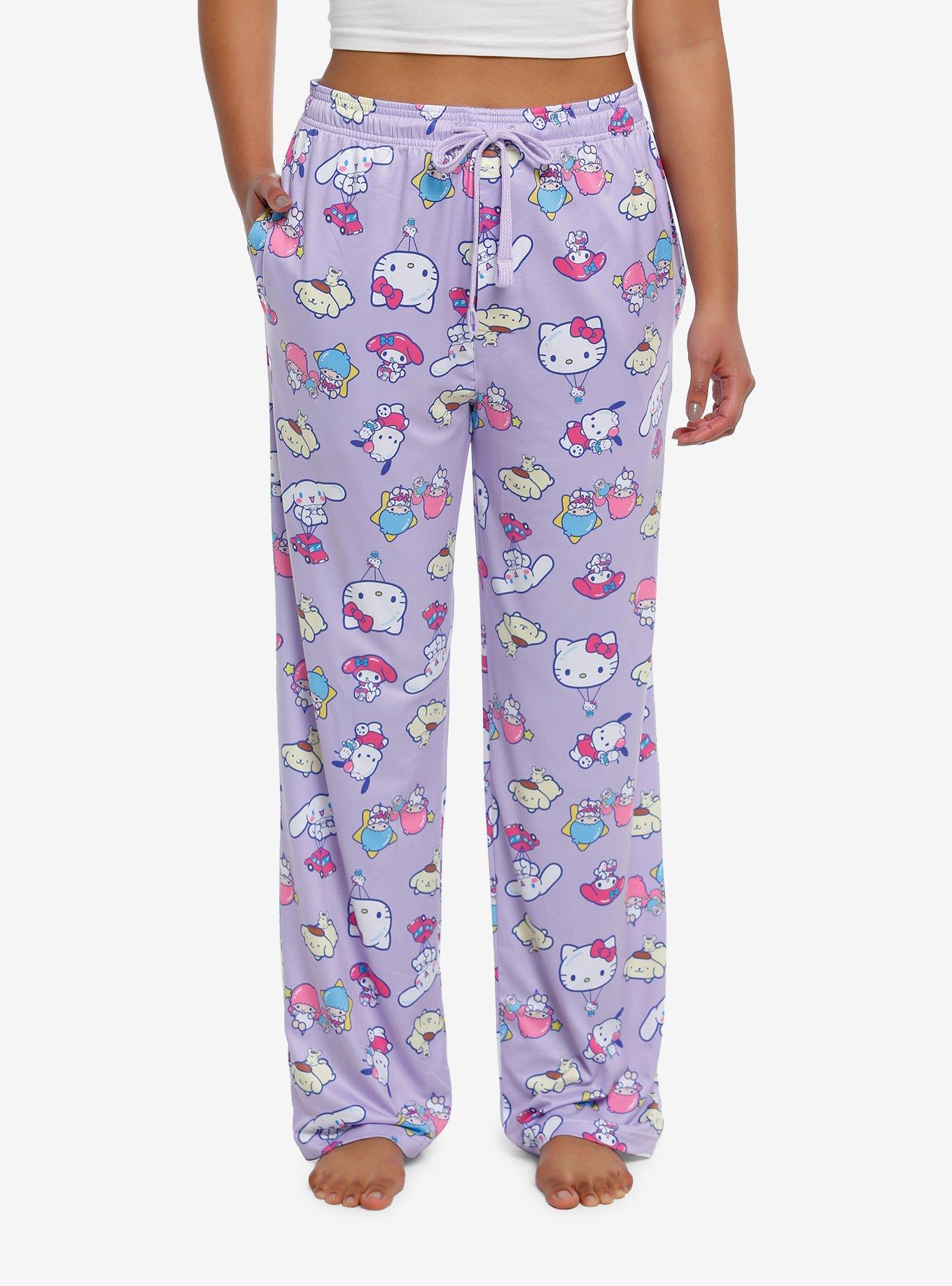 Hello Kitty And Friends Balloons Pajama Pants