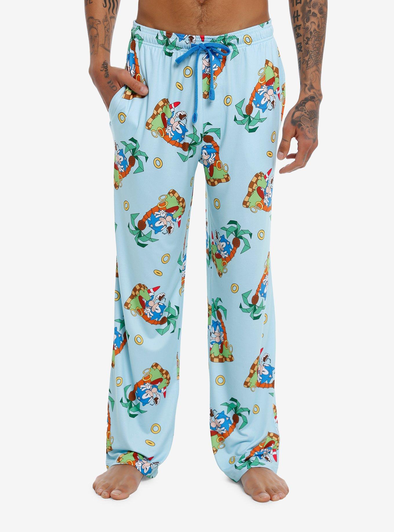 Sonic The Hedgehog Island Time Pajama Pants, MULTI, hi-res