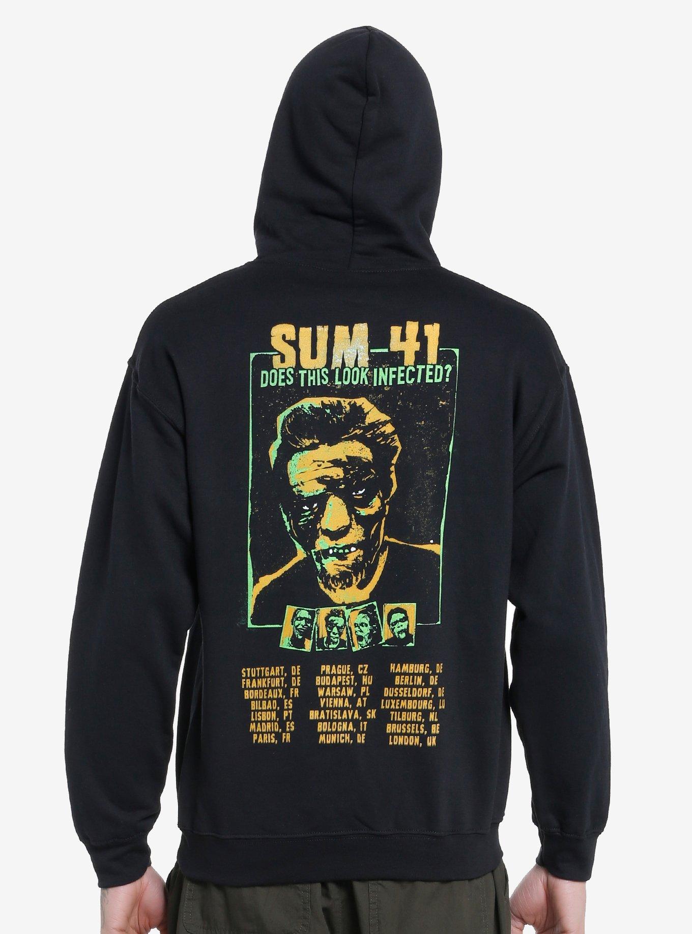 湯切り様 SUM41 サム41 プルオーバー パーカー フーディ 2001 Sum 41 Does This Look Infected? Tour Hoodie | Hot Topic