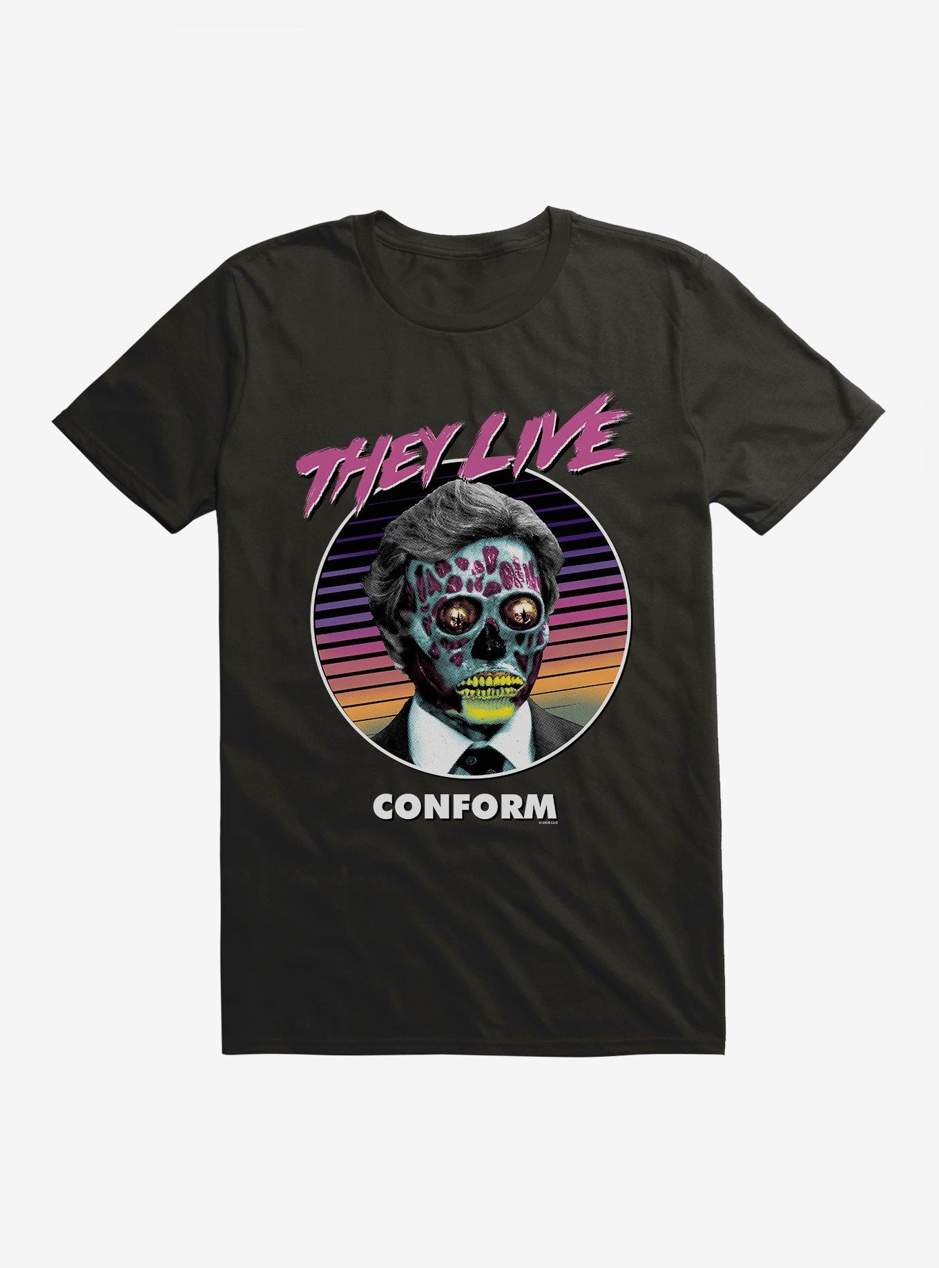 They Live Conform T-Shirt, BLACK, hi-res