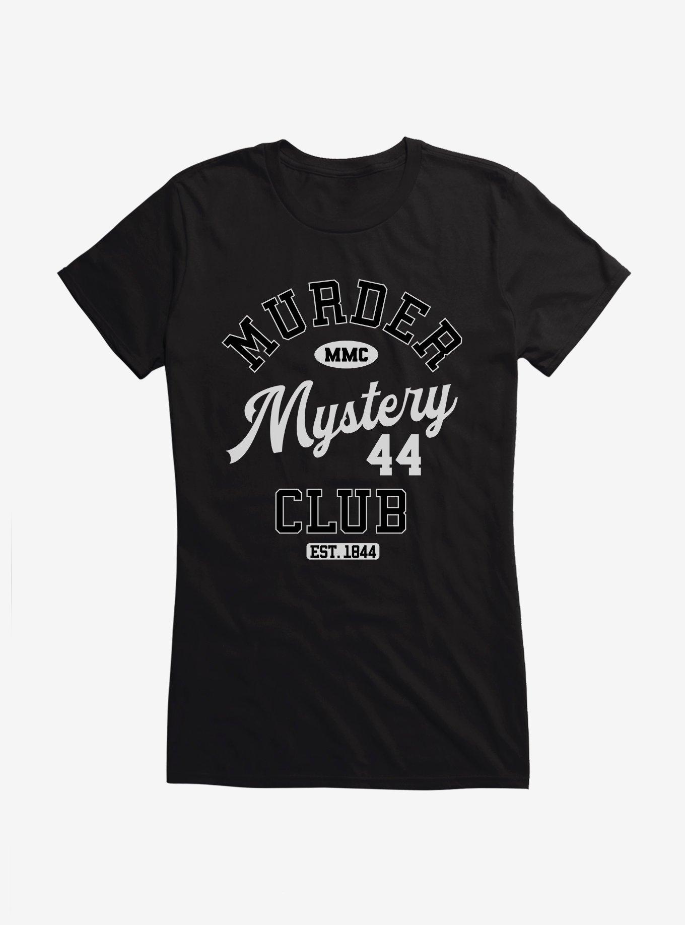 Murder Mystery Club Girls T-Shirt, BLACK, hi-res