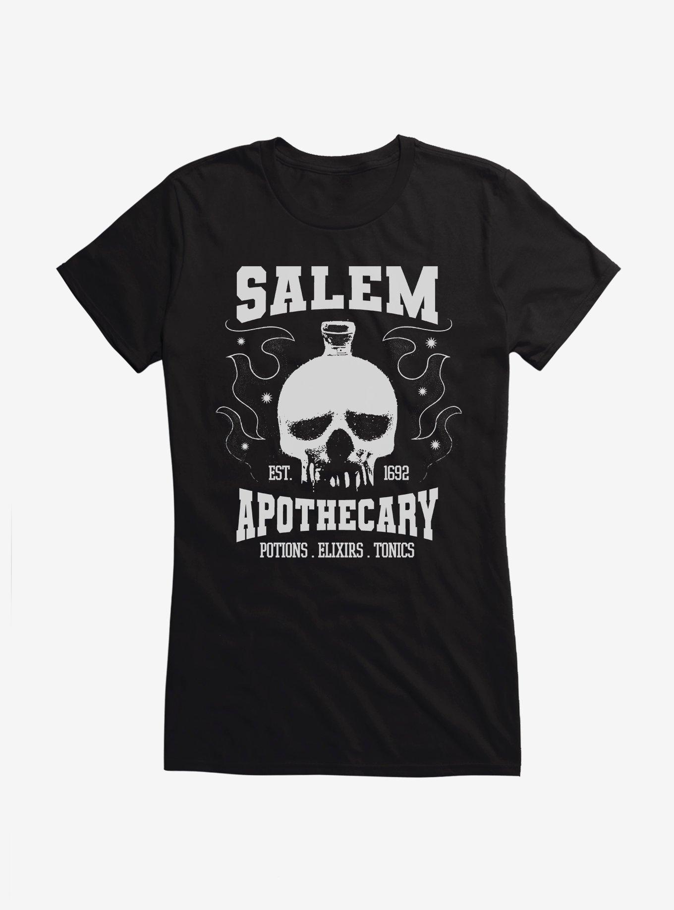 Salem Apothecary Girls T-Shirt, BLACK, hi-res