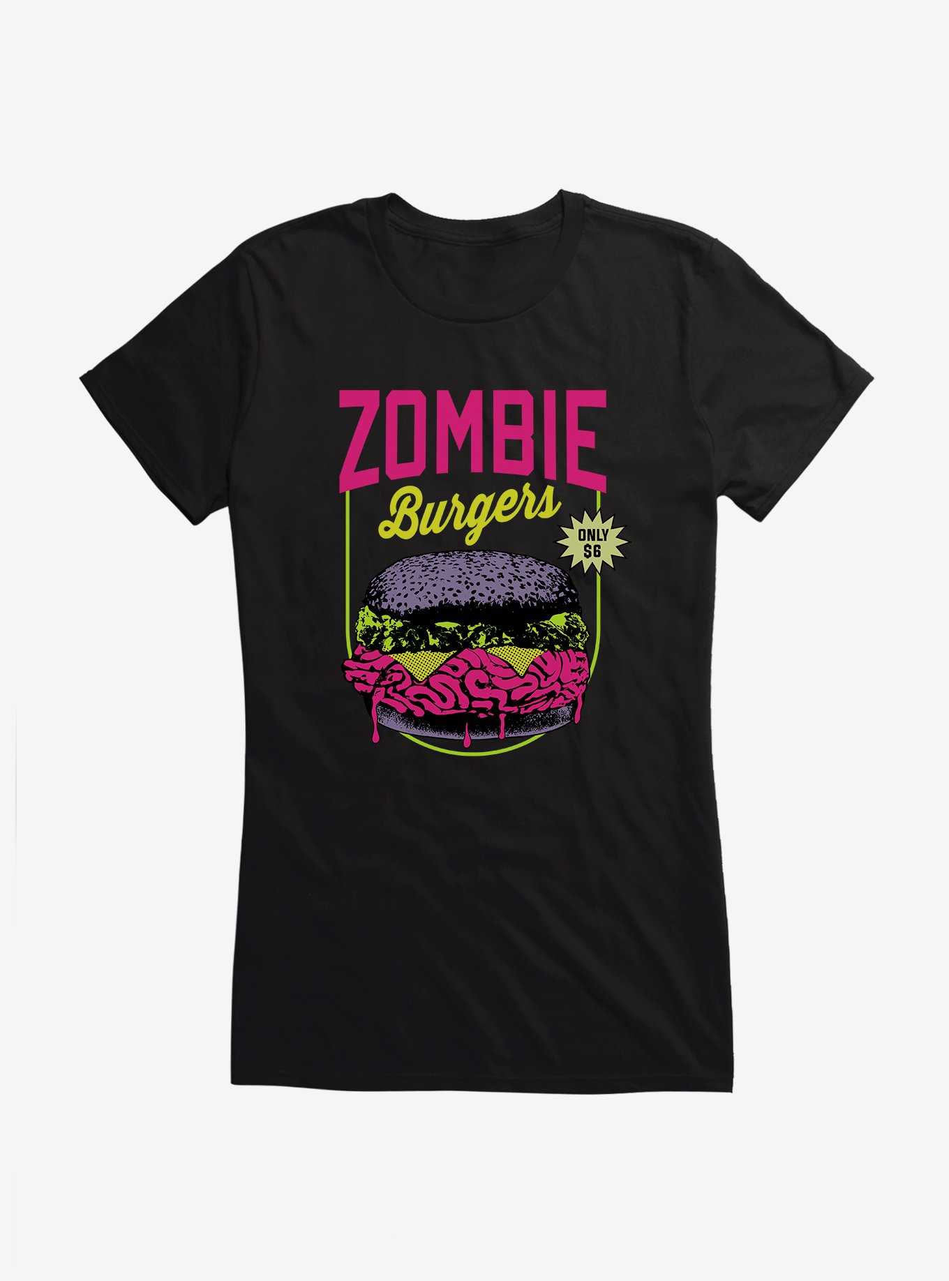 Zombie Burgers Flyer Girls T-Shirt, , hi-res