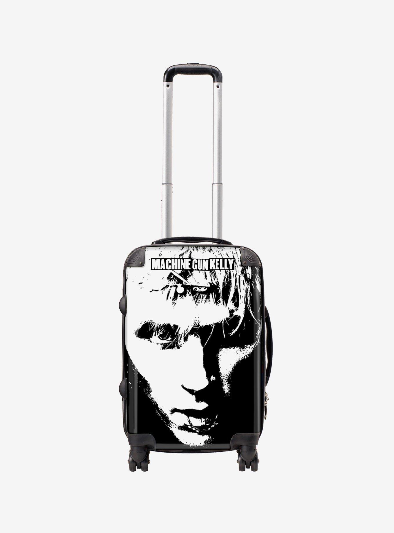 Rocksax Machine Gun Kelly Face Travel Luggage, , hi-res