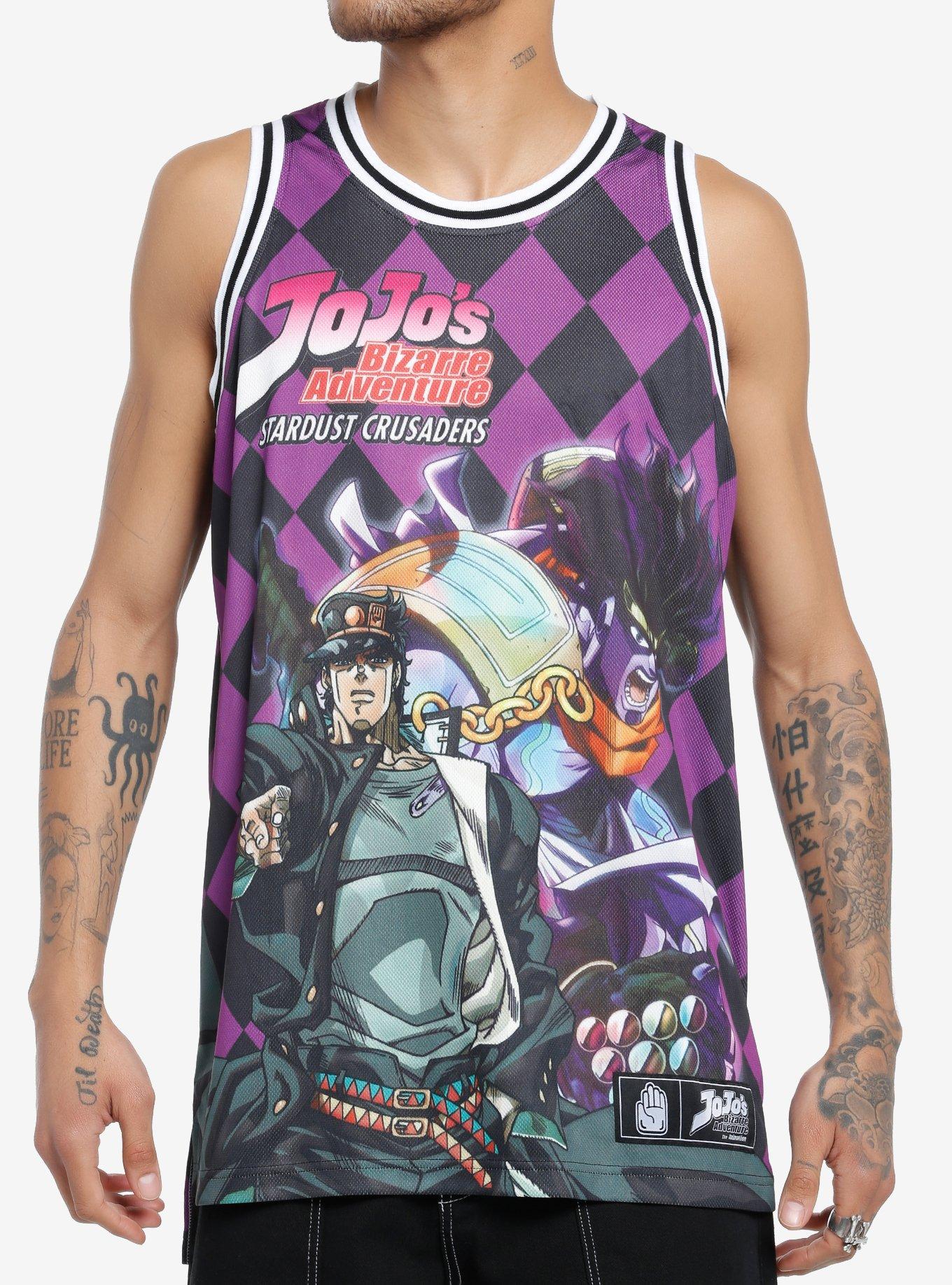 Hot Topic JoJo's Bizarre Adventure: Stardust Crusaders Diamond Jersey Tank  Top