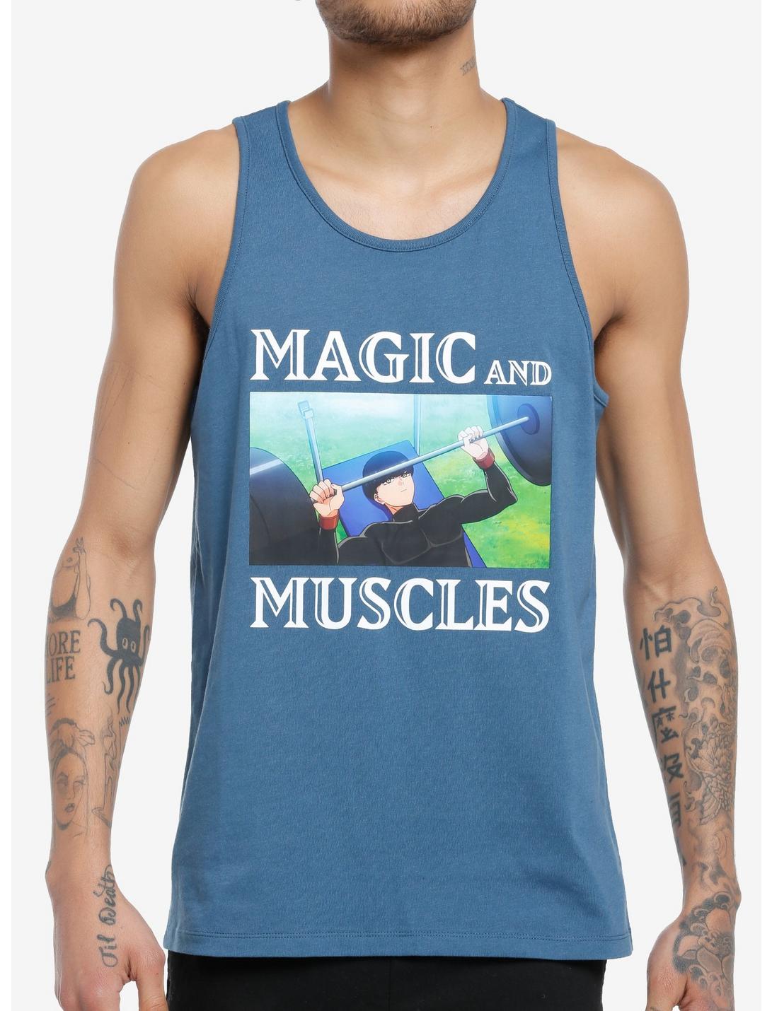 Mashle: Magic And Muscles Mash Tank Top, NAVY, hi-res
