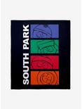 South Park Face Panels Throw Blanket, , hi-res