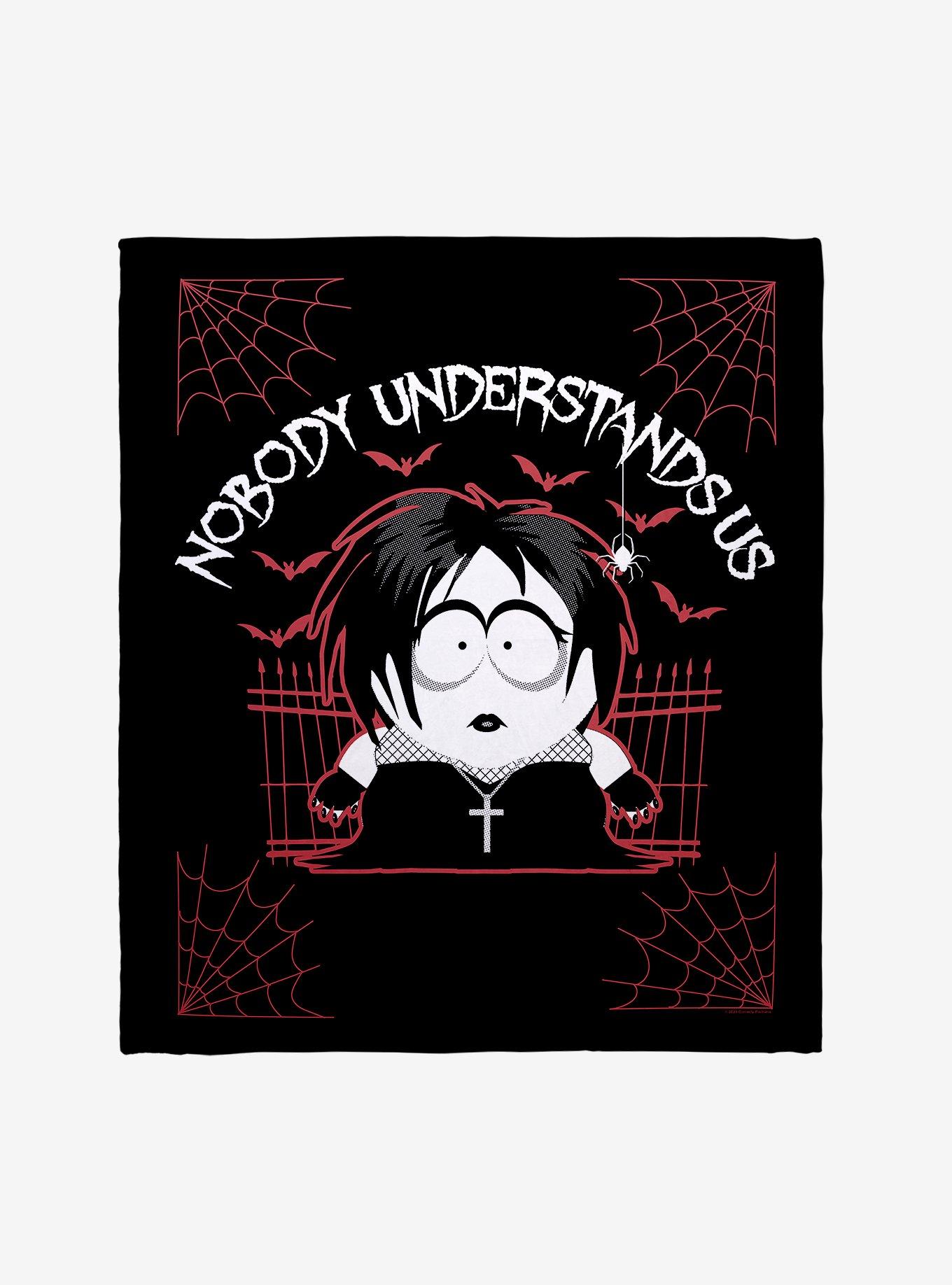 Goth discount throw blanket