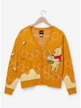Disney Winnie the Pooh Honeycomb Pooh Bear Cardigan, GOLDEN ROD YELLOW, hi-res