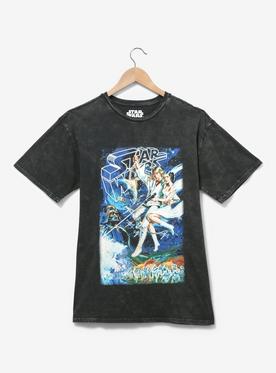 Our Universe Star Wars Luke and Leia Vintage Poster T-Shirt
