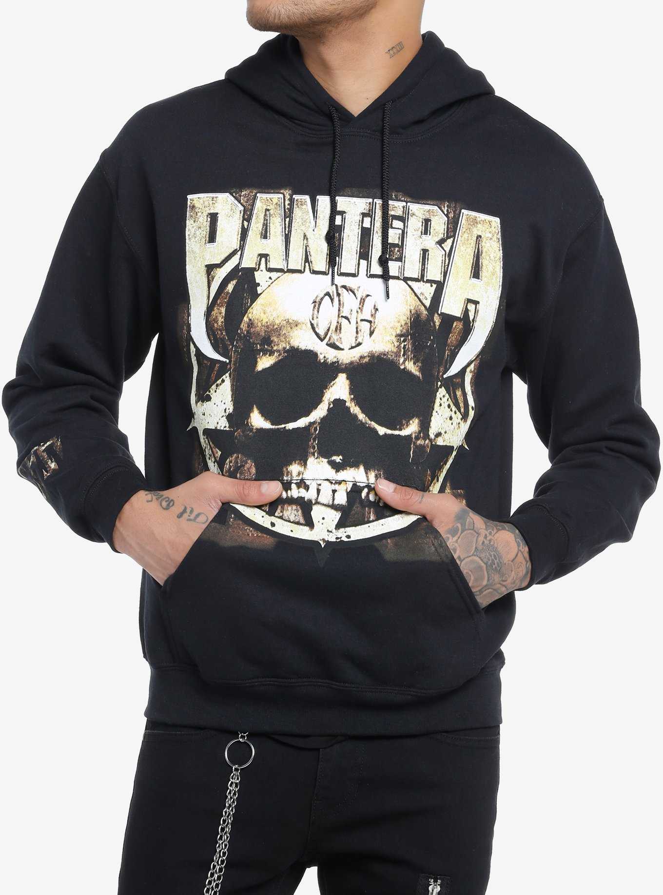 Pantera Cowboys From Hell Skull Hoodie, , hi-res