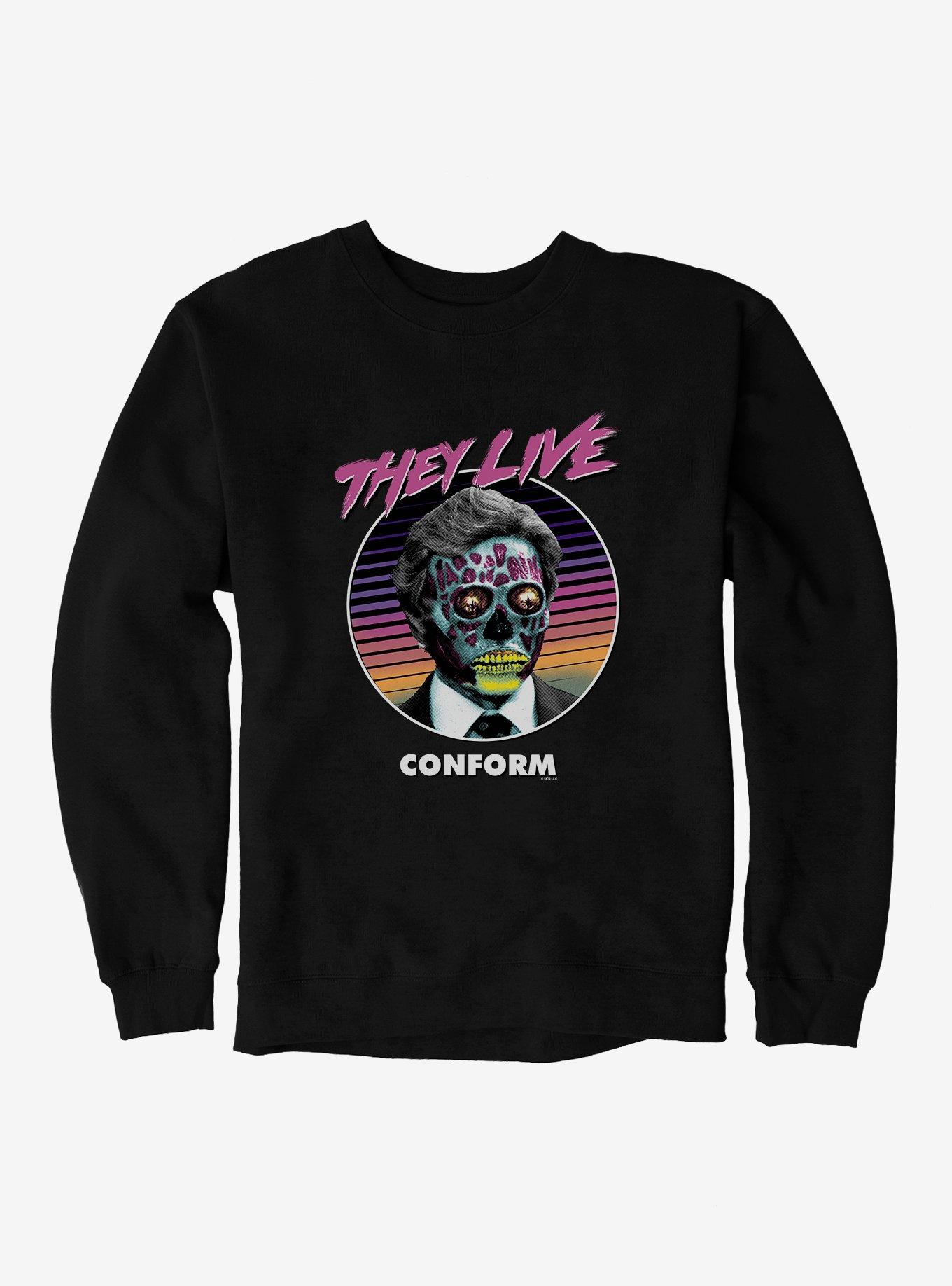 They Live Conform Sweatshirt, BLACK, hi-res