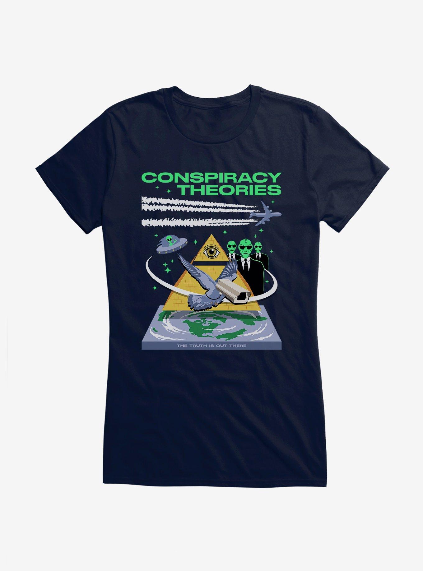 Hot Topic Conspiracy Theories Girls T-Shirt, , hi-res