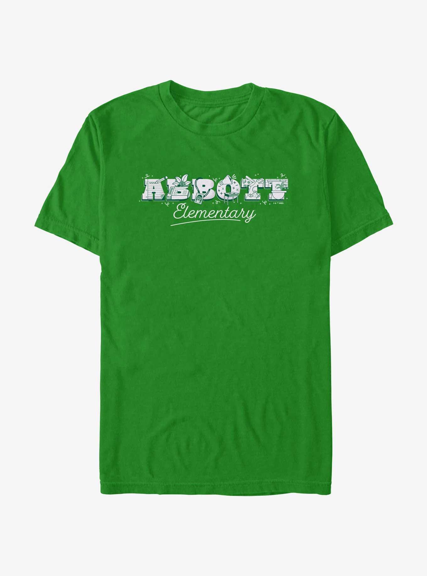 Abbott Elementary Graphic Logo T-Shirt, KELLY, hi-res