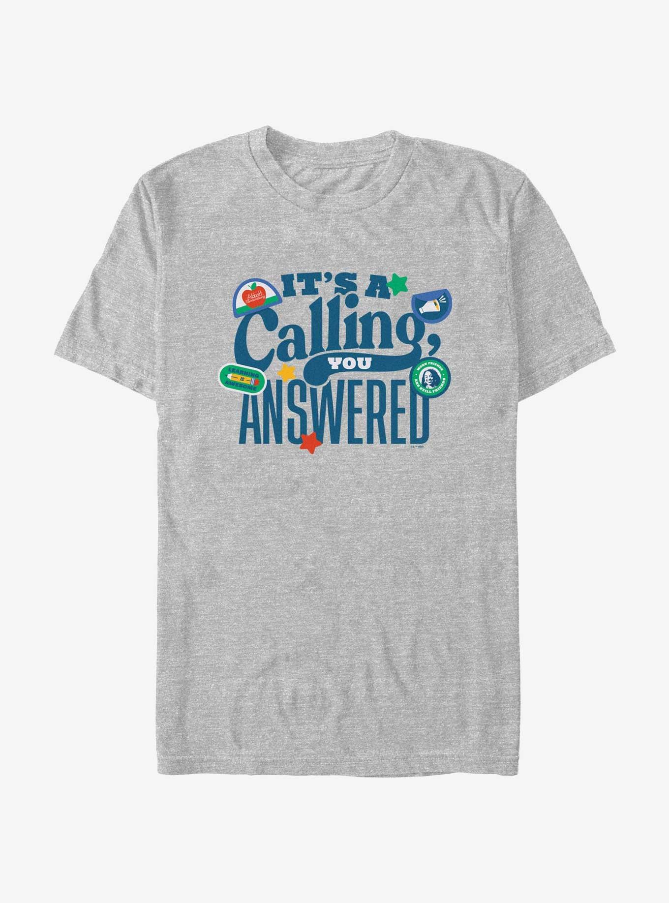 Abbott Elementary A Calling, You Answered T-Shirt, ATH HTR, hi-res