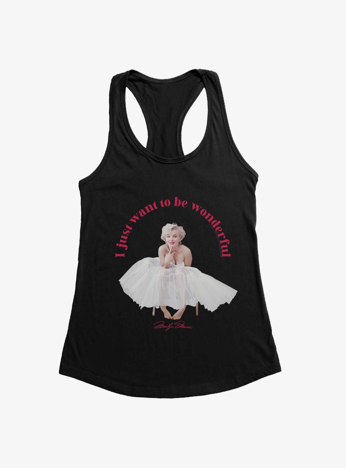 Marilyn Monroe I Just Want To Be Wonderful Girls Tank, , hi-res