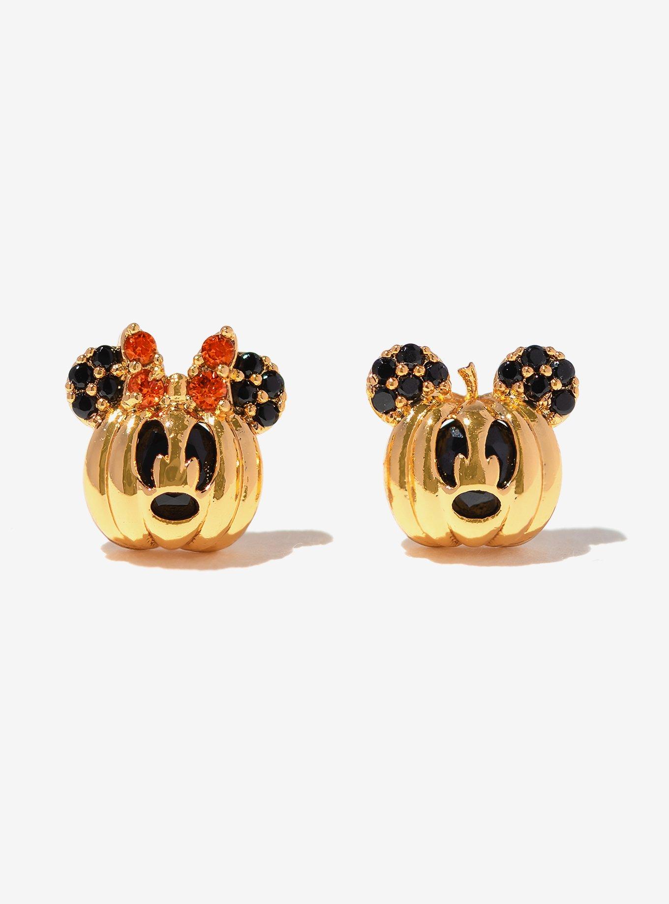 Disney X Girls Crew Mouse-O'-Lantern Mismatch Earrings, , hi-res