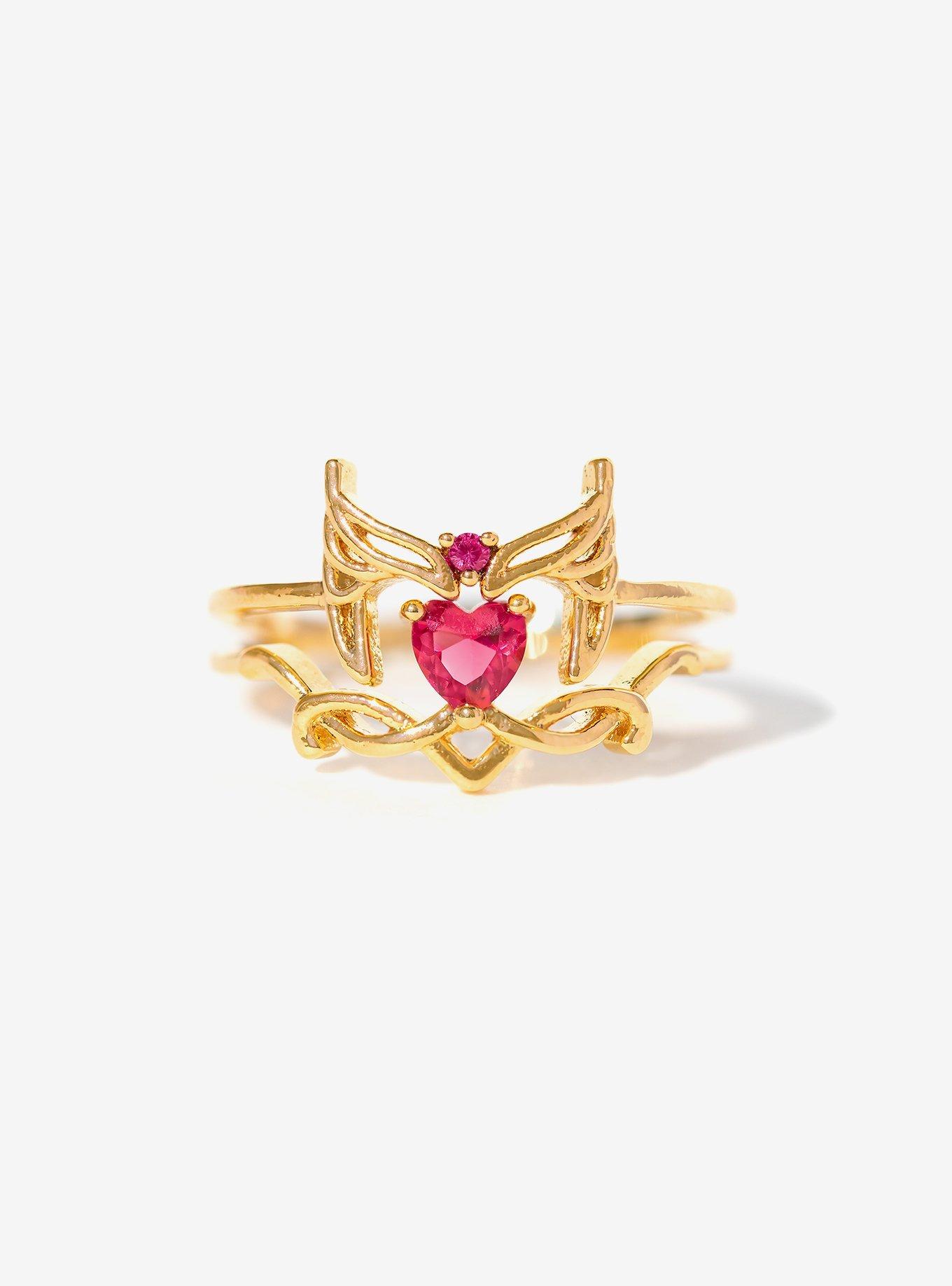 Marvel X Girls Crew Scarlet Witch Ring Set, MULTI, hi-res