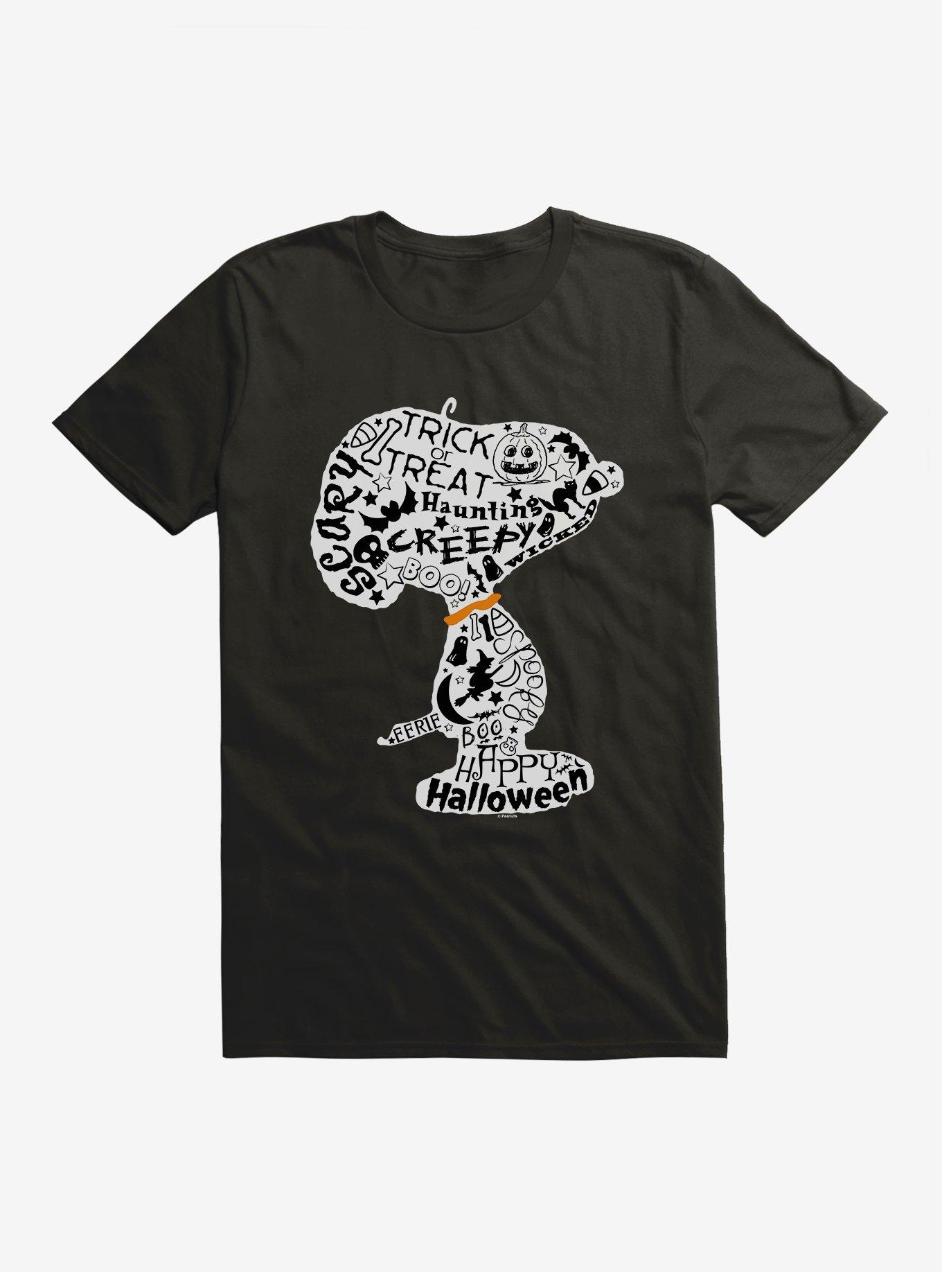 snoopy word tshirt