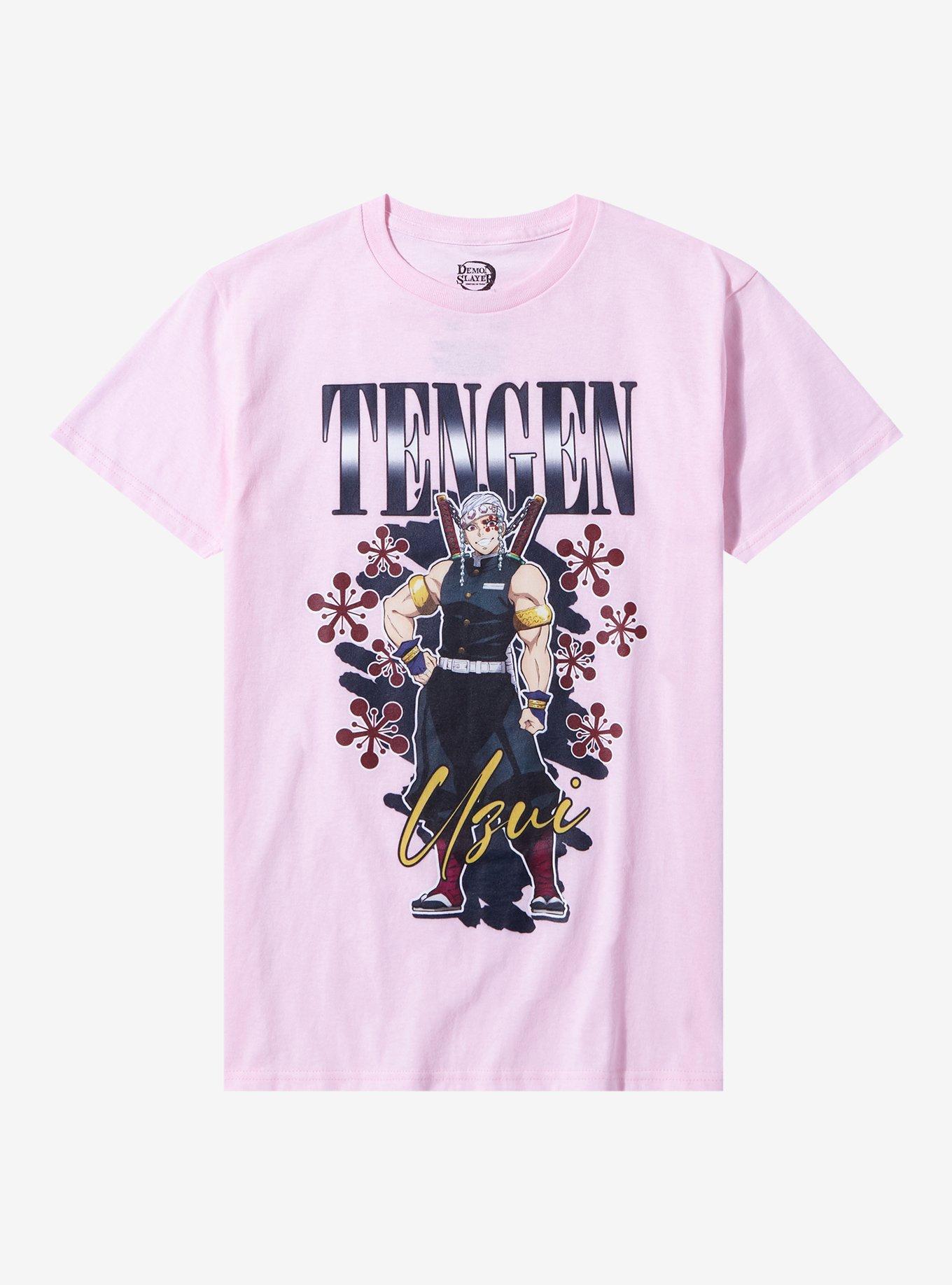 Demon store pink shirt