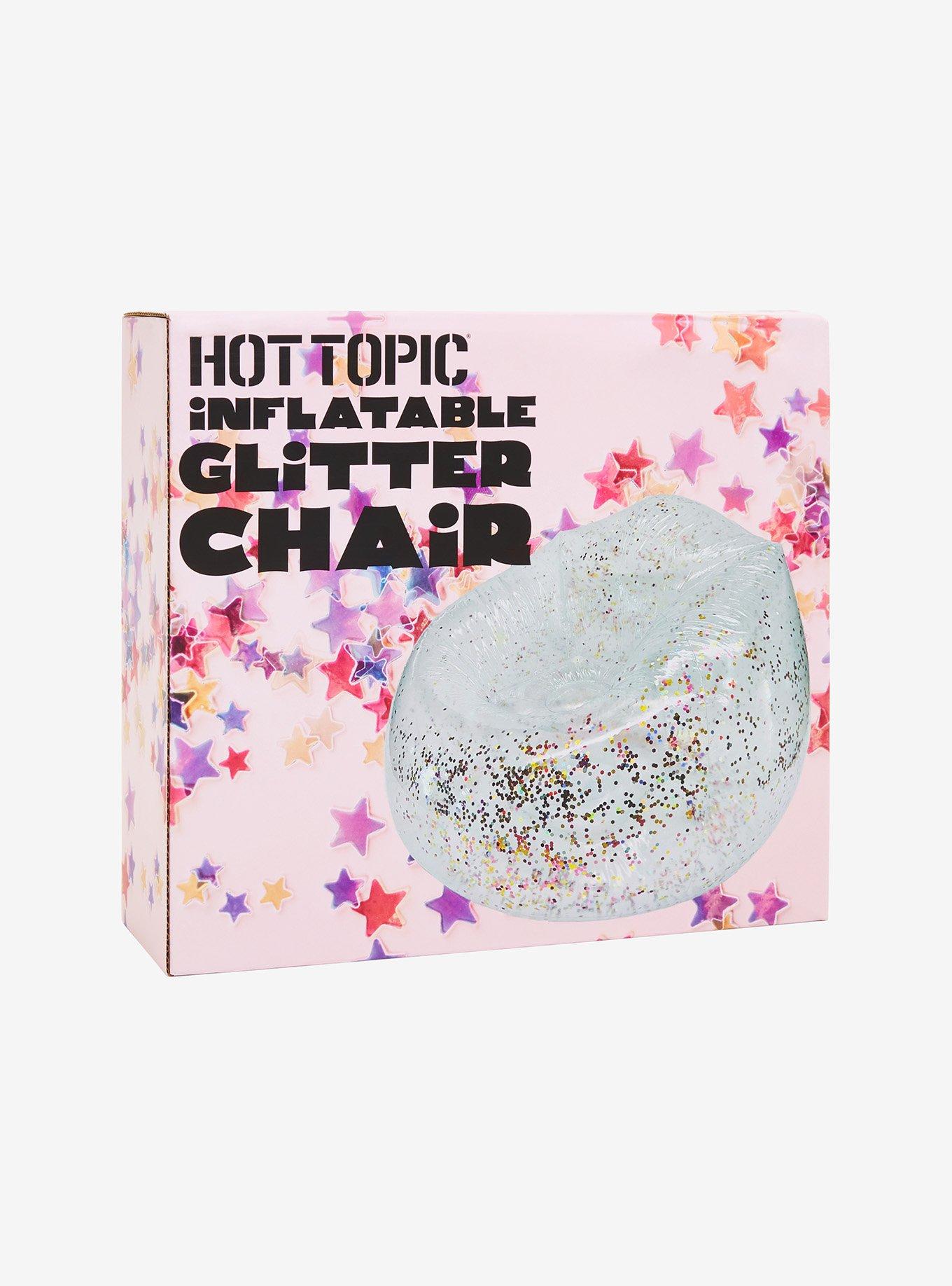 Inflatable Glitter Chair Hot Topic