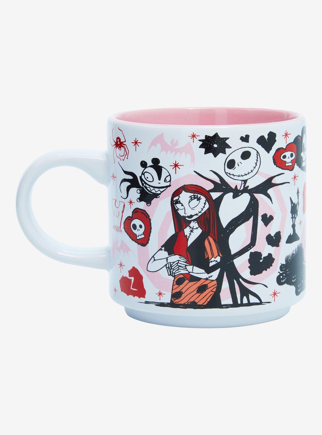 The Nightmare Before Christmas Jack & Sally Valentine's Mug, , hi-res