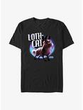Star Wars Ahsoka Loth-Cat T-Shirt Hot Topic Web Exclusive, BLACK, hi-res