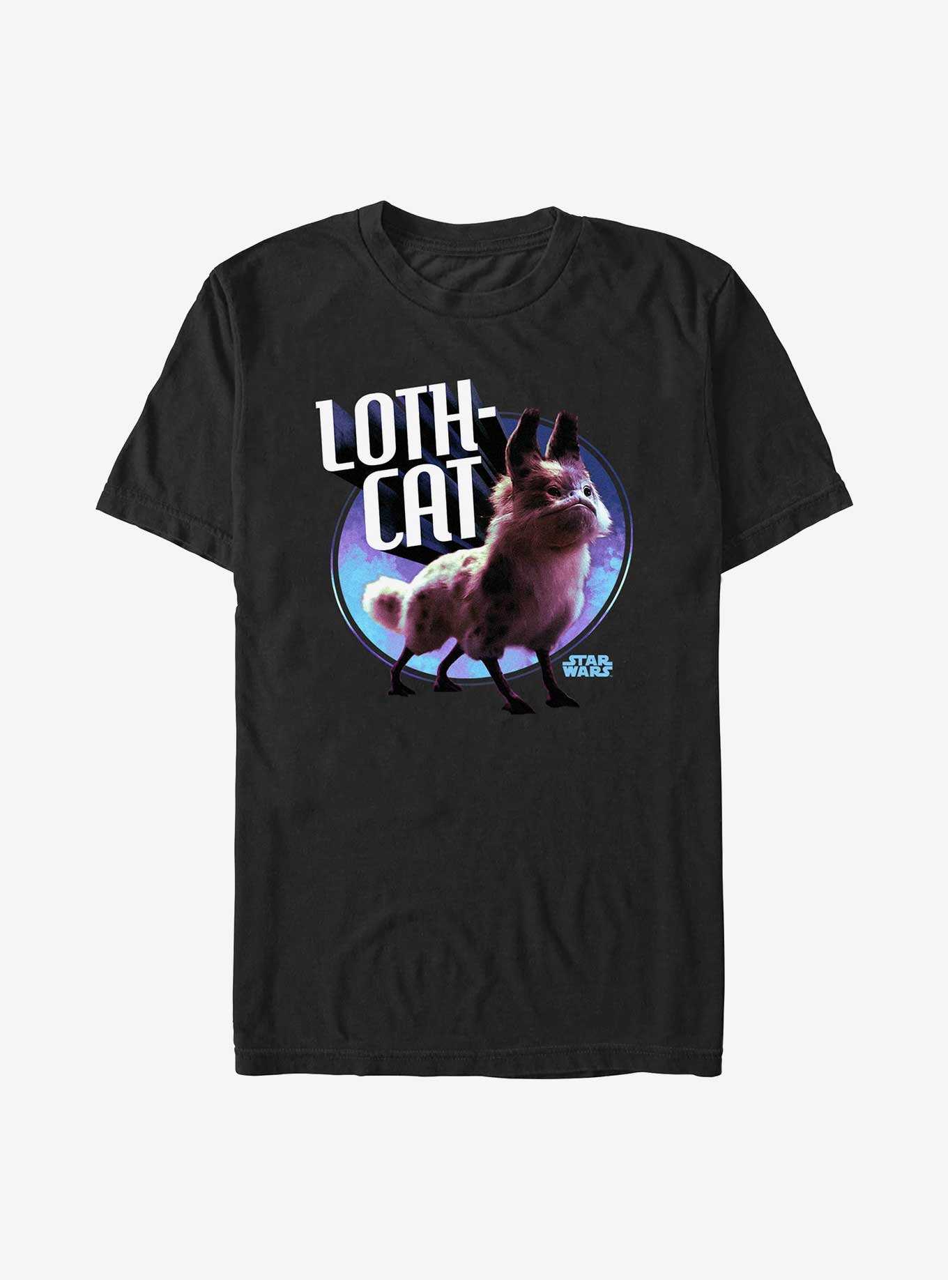 Star Wars Ahsoka Loth-Cat T-Shirt Hot Topic Web Exclusive, , hi-res