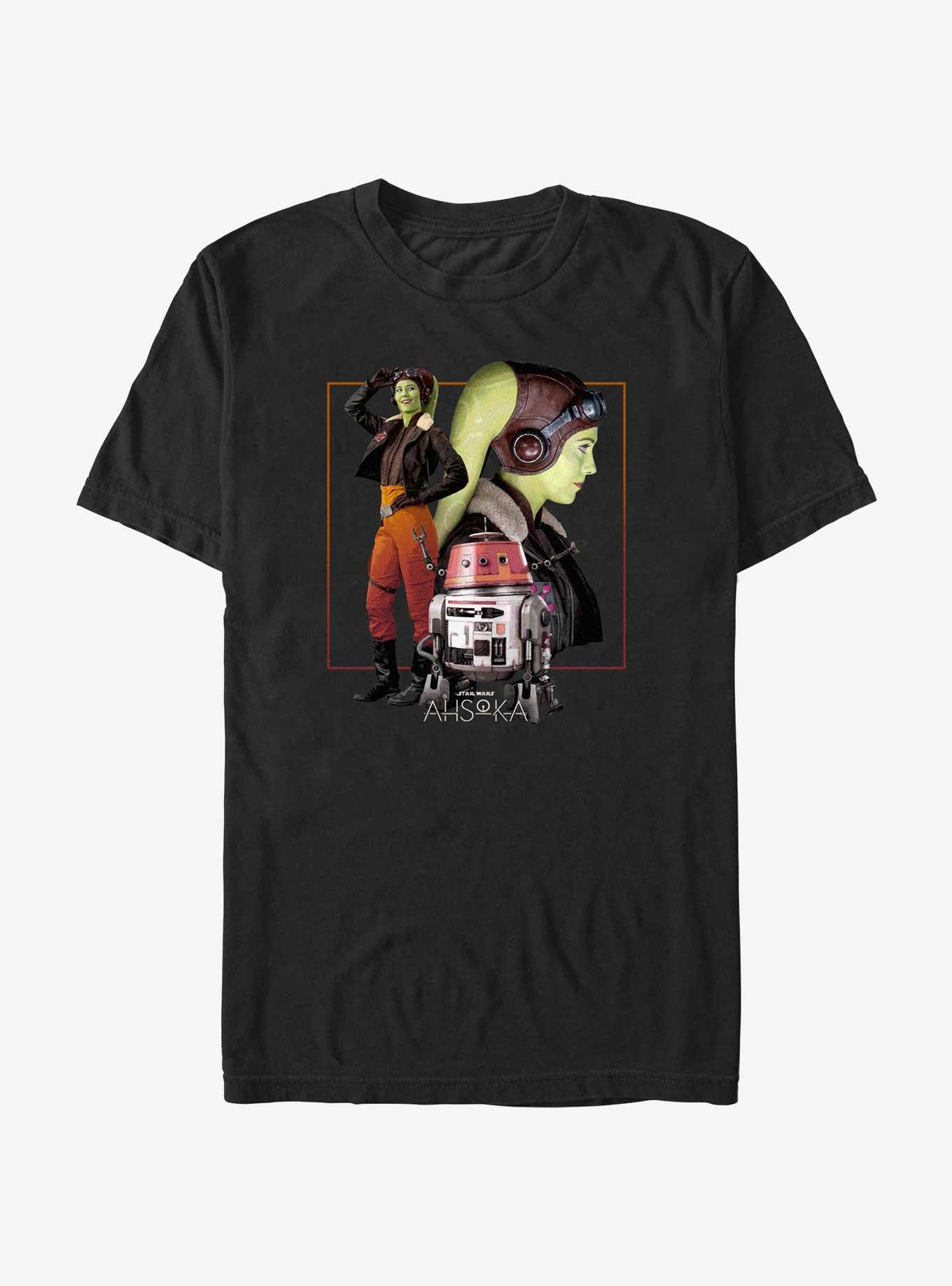 Star Wars Ahsoka Hera Syndulla And Chopper T-Shirt, , hi-res