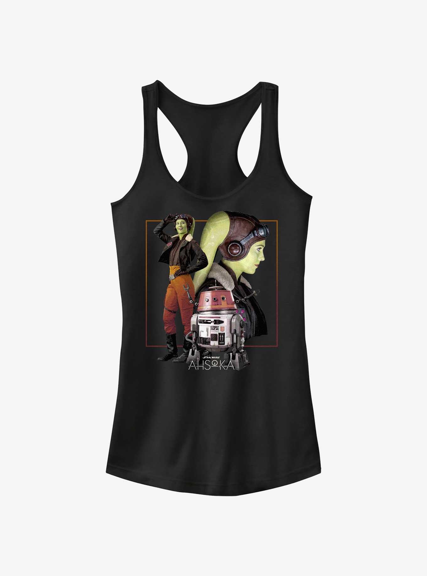Star Wars Ahsoka Hera Syndulla And Chopper Girls Tank, , hi-res