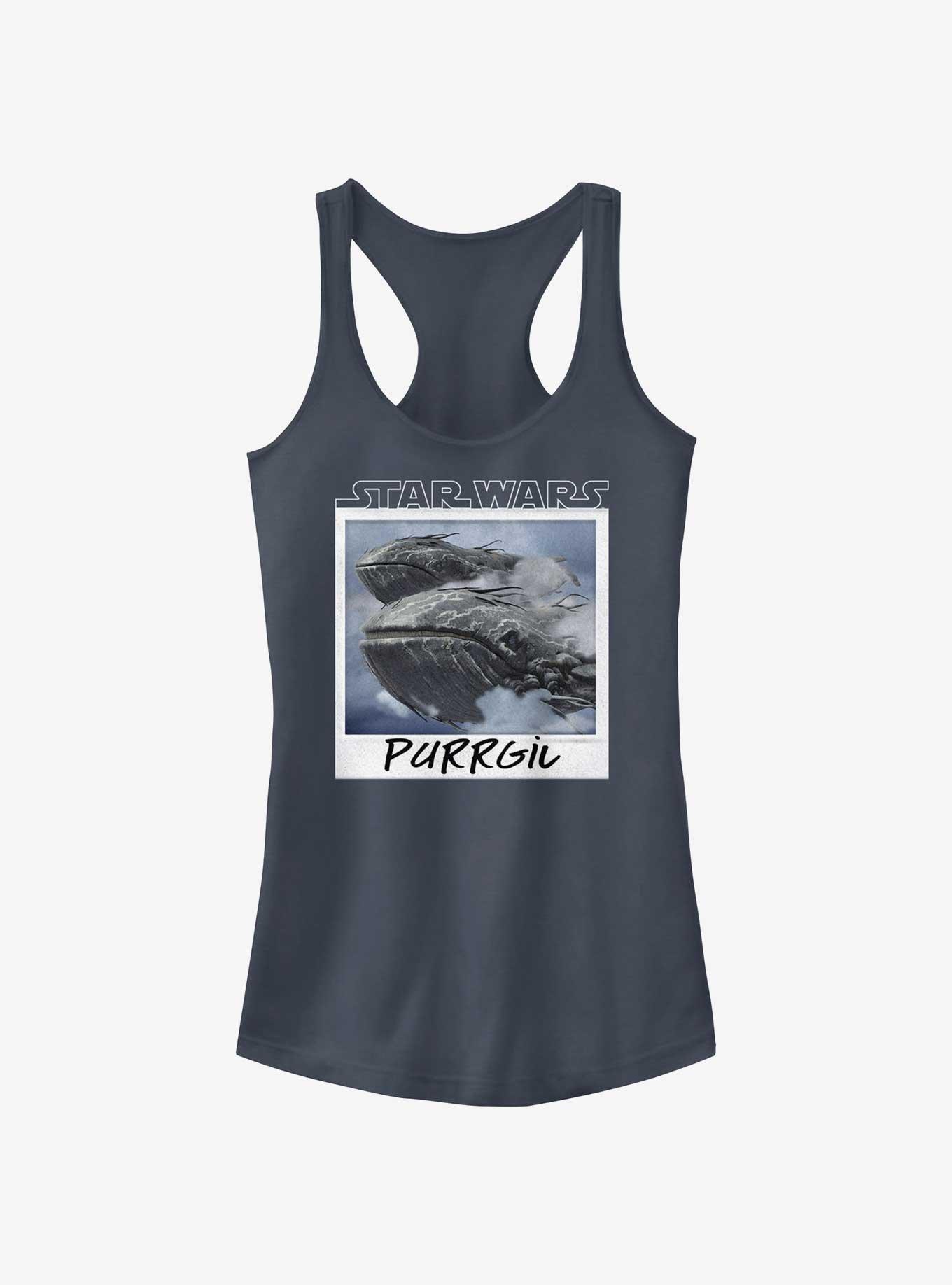 Star Wars Ahsoka Purrgil Polaroid Girls Tank, INDIGO, hi-res
