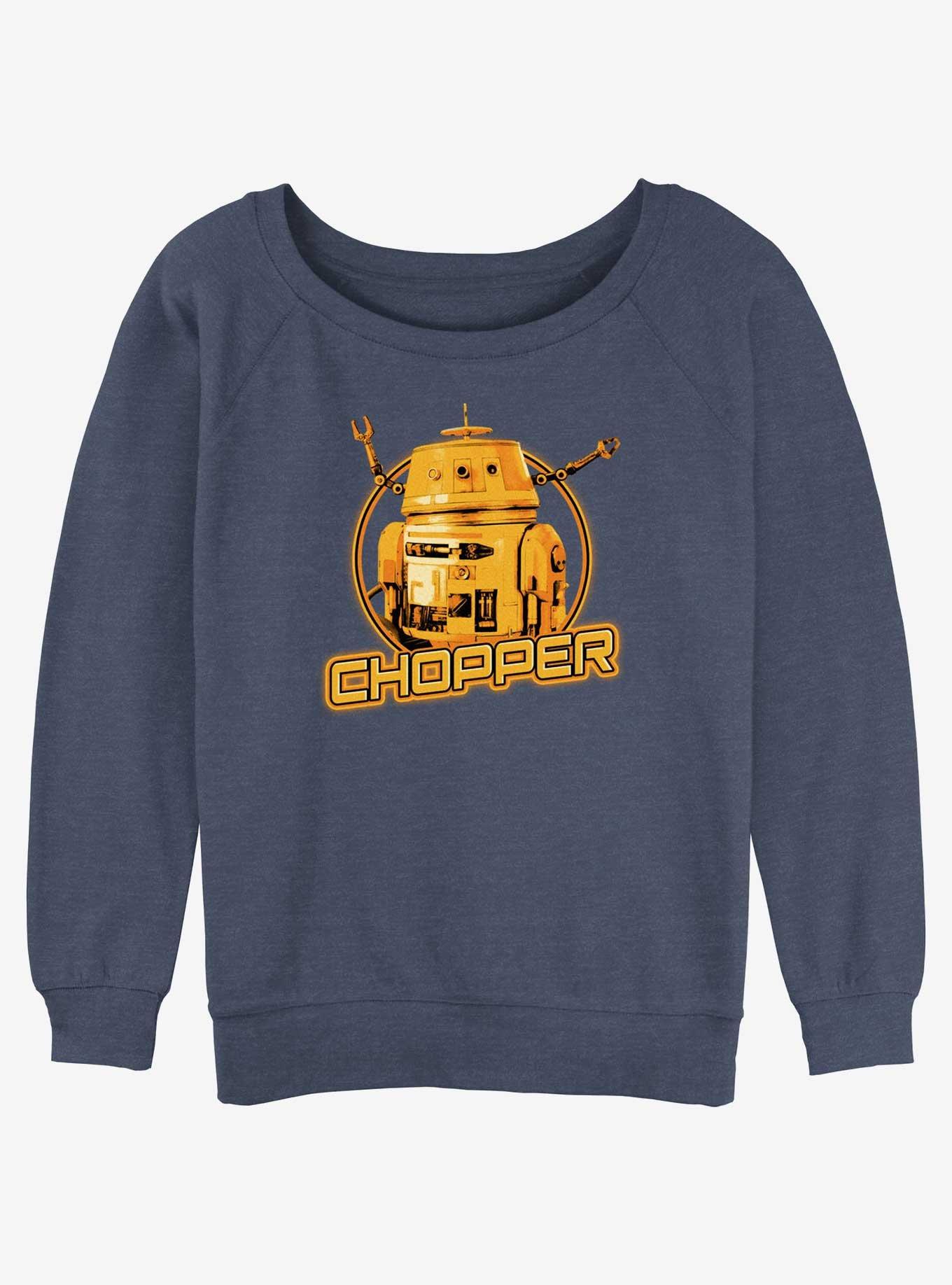 Star Wars Ahsoka Chopper Girls Slouchy Sweatshirt, BLUEHTR, hi-res