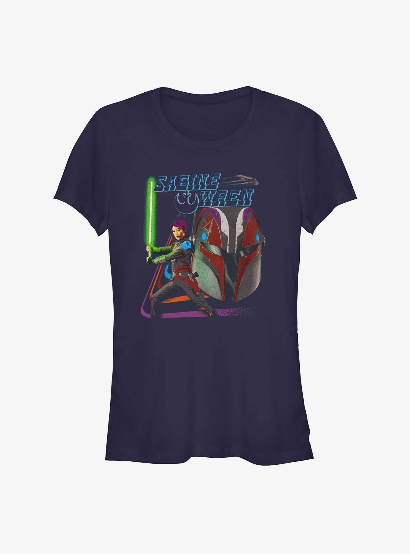 Star Wars Ahsoka Sabine Wren Girls T-Shirt Hot Topic Web Exclusive, , hi-res