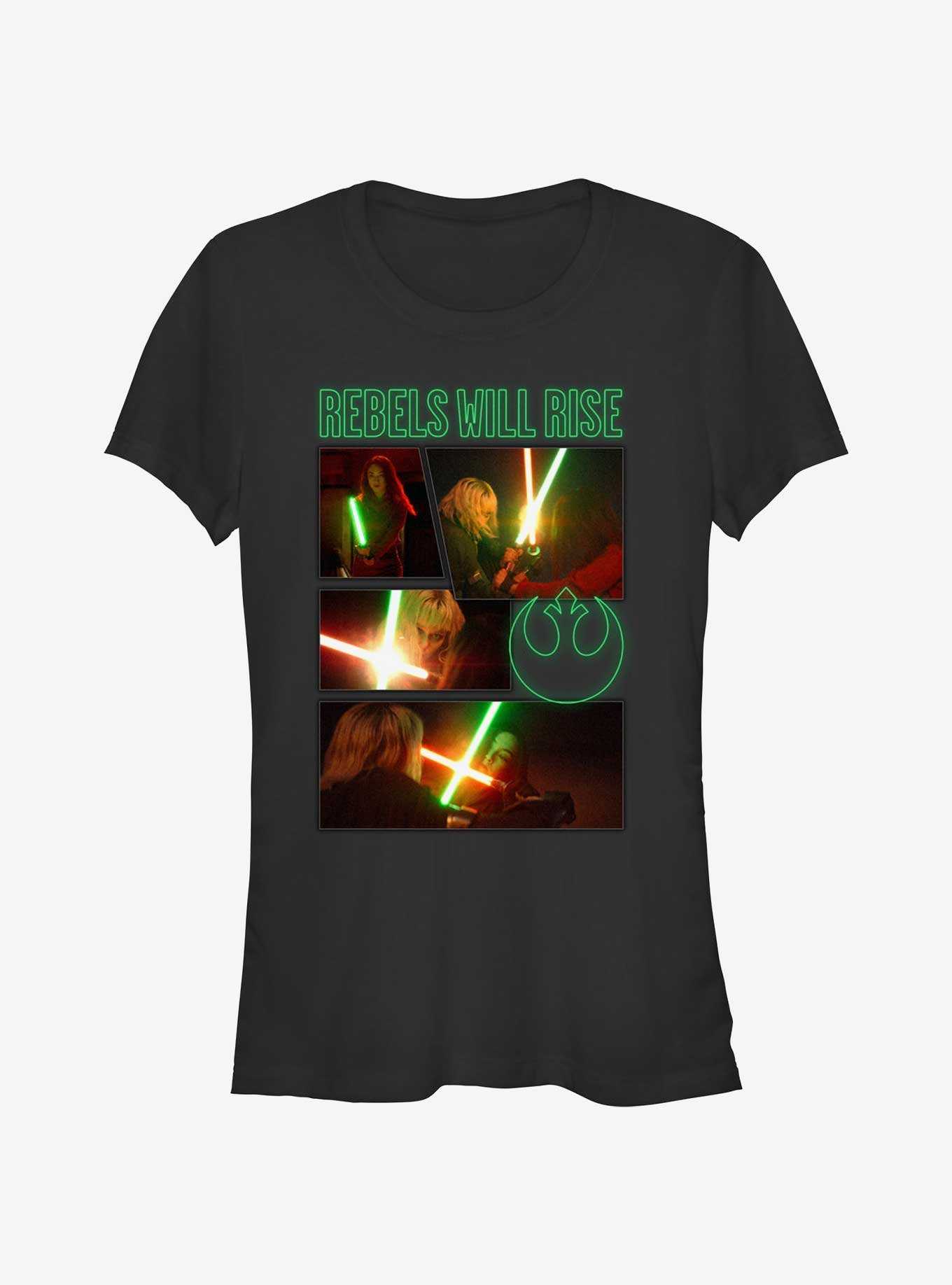 Star Wars Ahsoka Rebels WIll Rise Showdown Girls T-Shirt, , hi-res