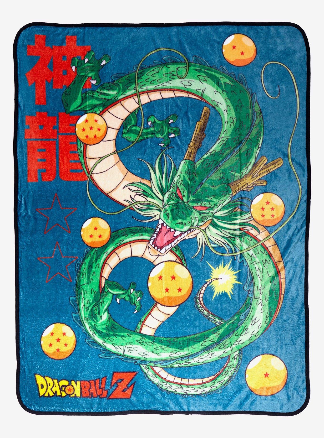 Dragon Ball Z Shenron Dragon Ball Throw Blanket & Pillow Set, , hi-res