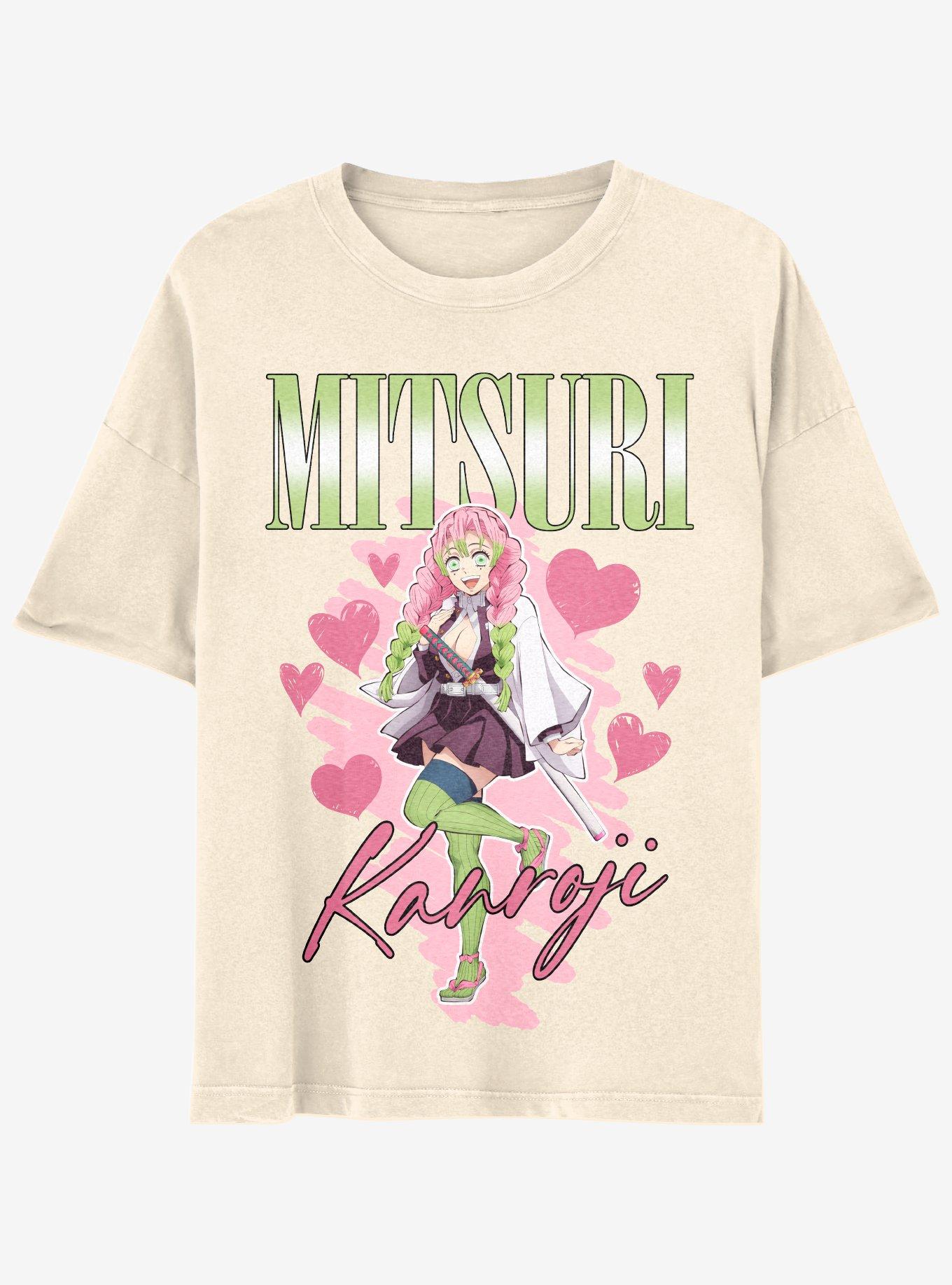 Demon Slayer: Kimentsu No Yaiba Mitsuri Boyfriend Fit Girls T-Shirt | Hot  Topic